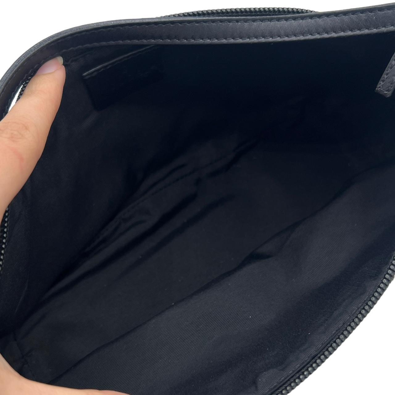 Gucci Black GG Monogram Mini Bag