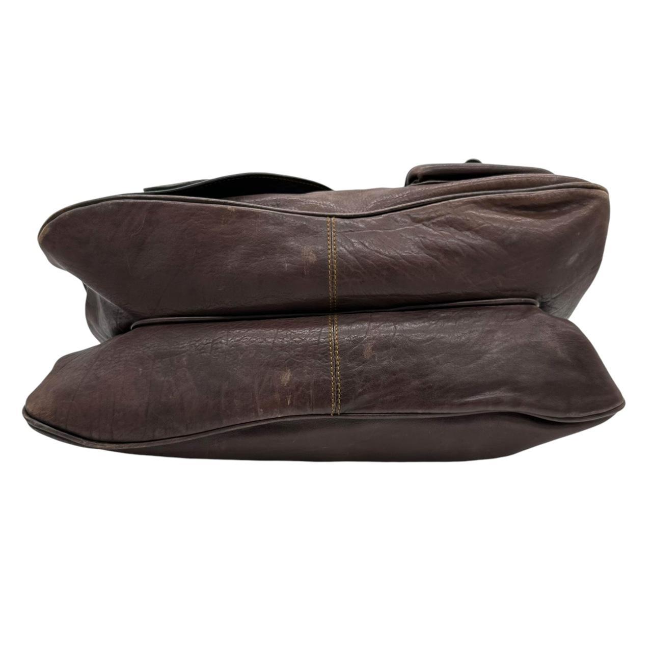 Christian Dior Brown Leather Gaucho Shoulder Bag - Outfit Repeater