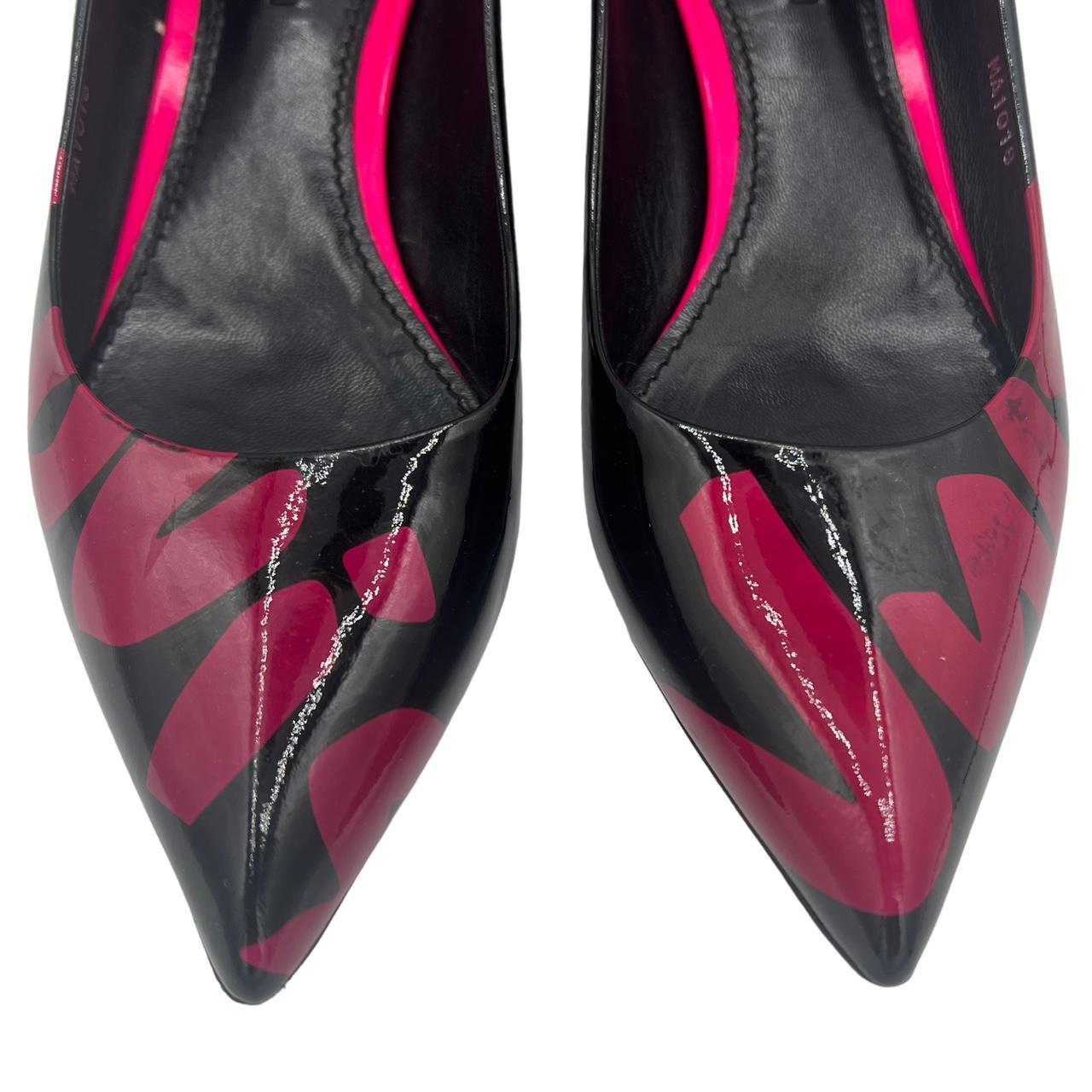 Louis Vuitton Stephen Sprouse Pink Graffiti Pointed Toe Kitten Heels - Outfit Repeater