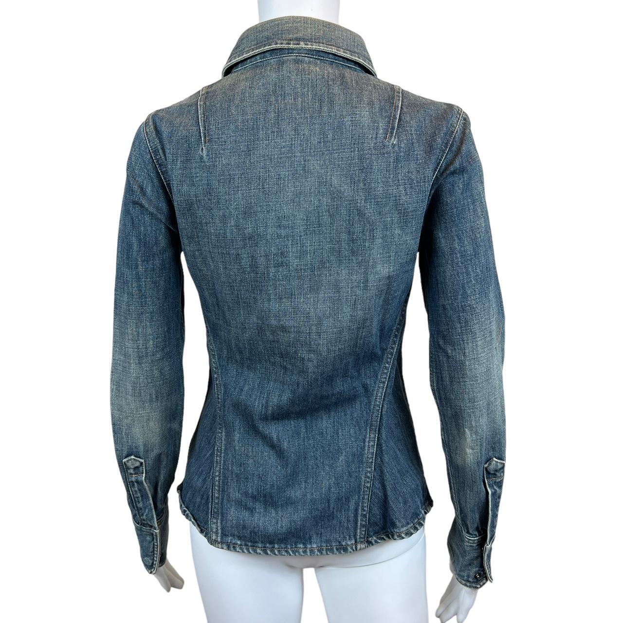 Gucci By Tom Ford F/W 2001 Blue Denim Jacket - Outfit Repeater