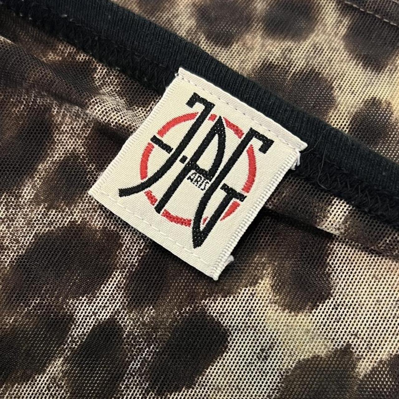 Jean Paul Gaultier Leopard Print Longsleeve Mesh Top - Outfit Repeater