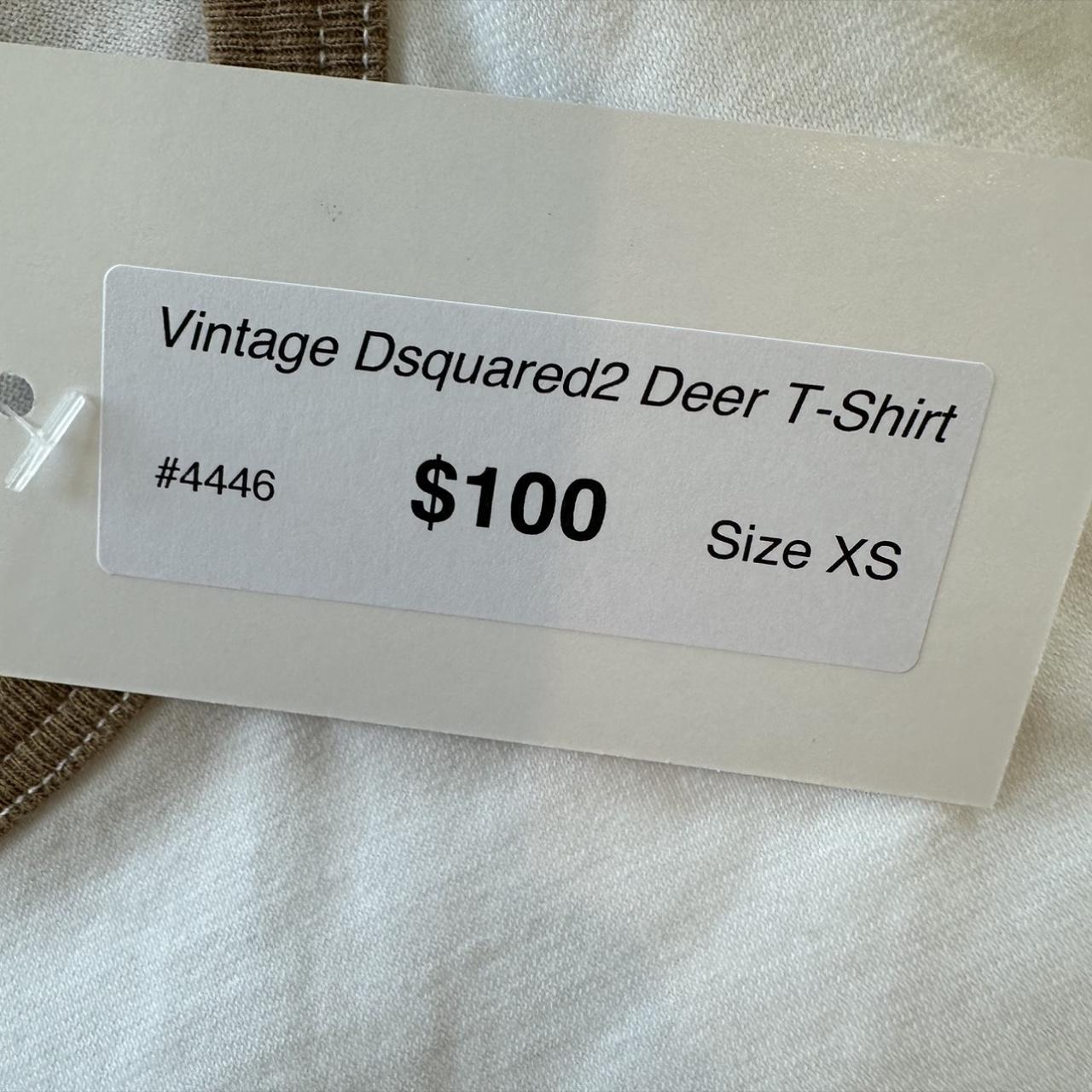 Dsquared2 Deer Logo Graphic Ringer T-Shirt - Outfit Repeater