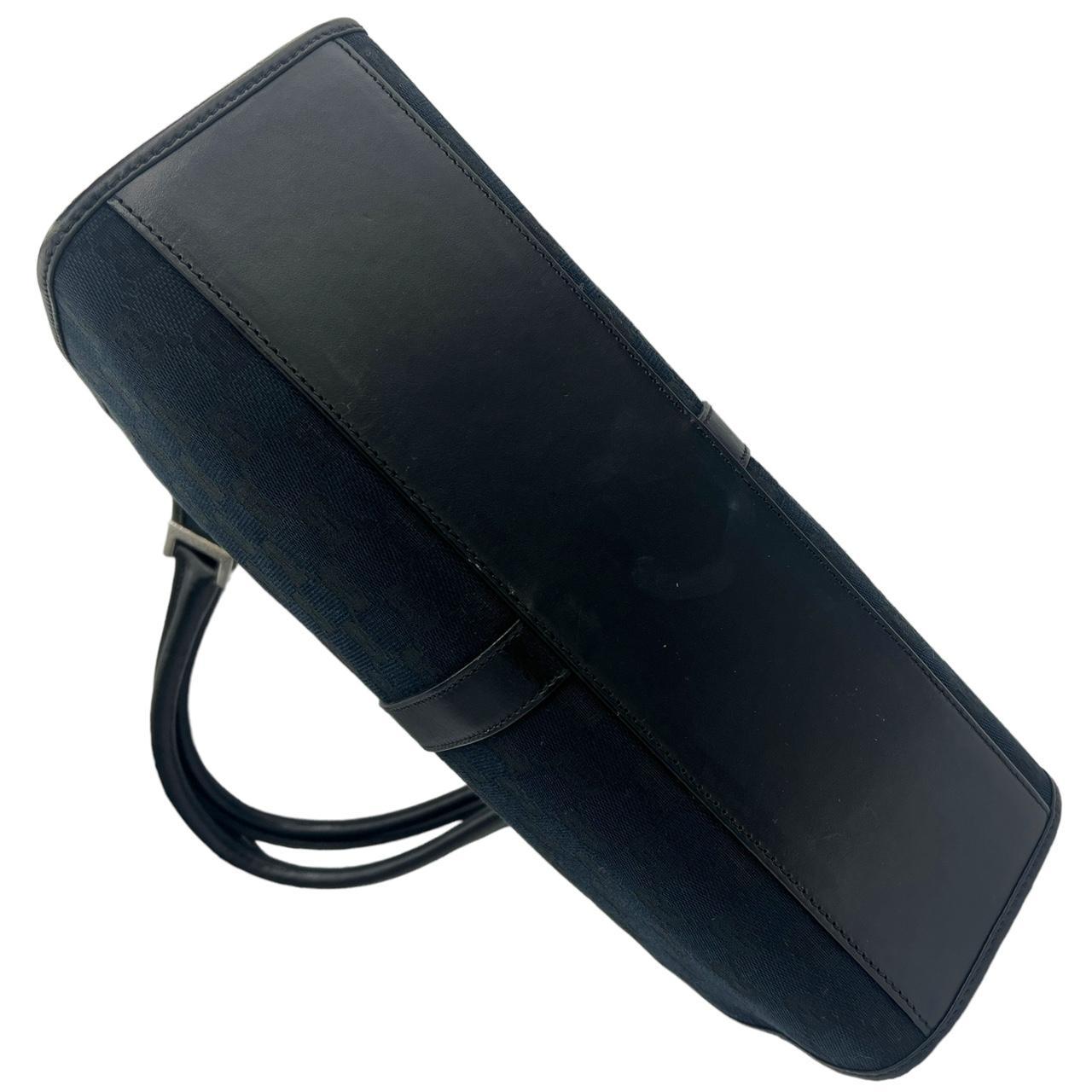 Gucci Black GG Monogram Canvas Shoulder Bag