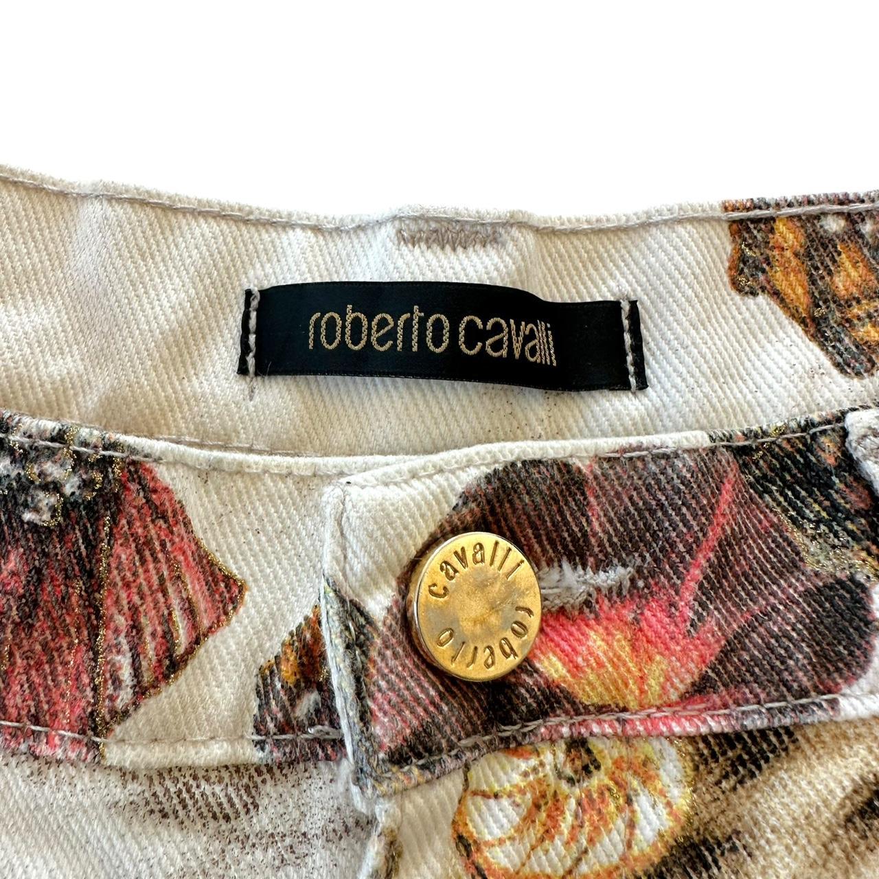 Roberto Cavalli Leopard & Floral Printed Jeans - Outfit Repeater