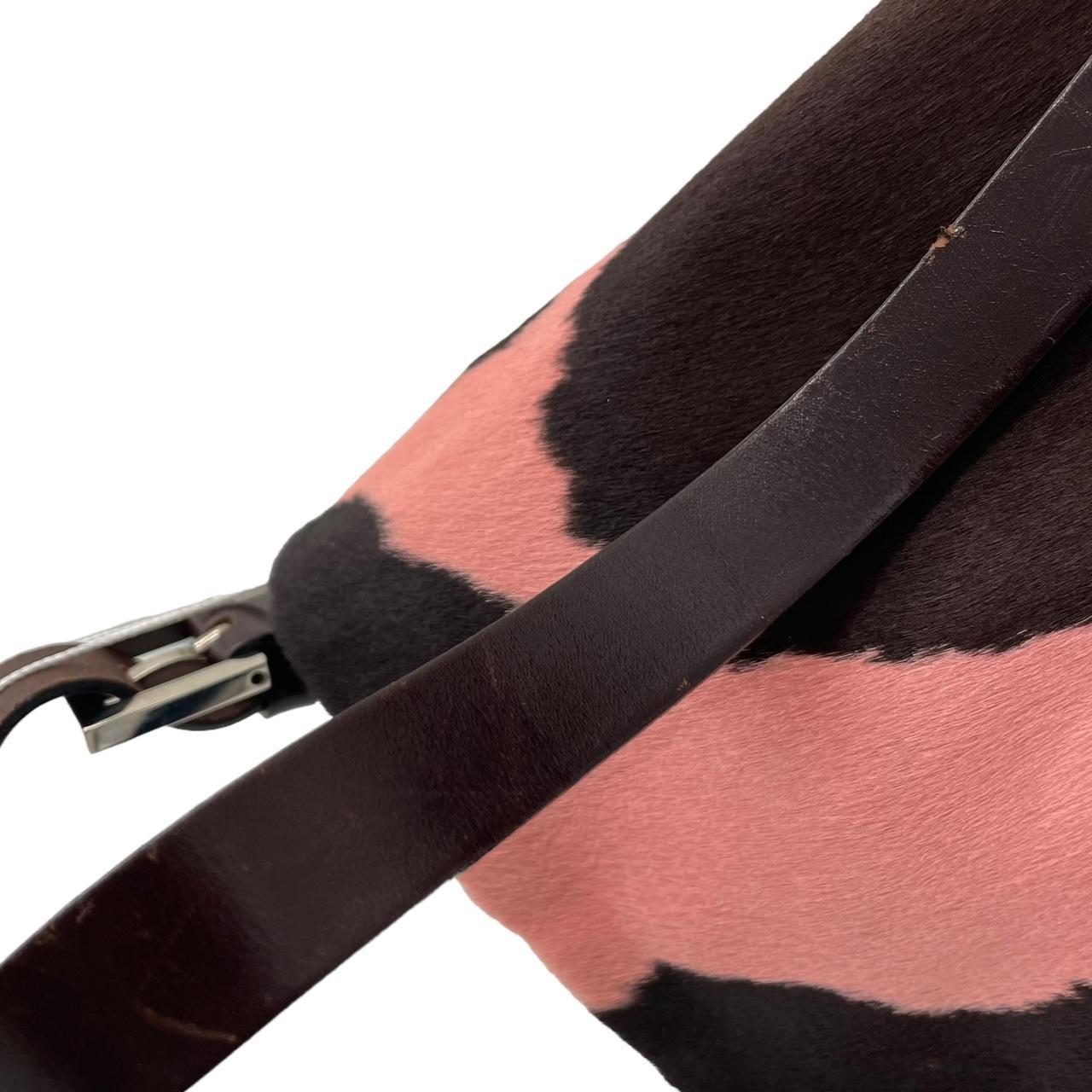 Fendi Pink Cow Print Mama Baguette Shoulder Bag - Outfit Repeater