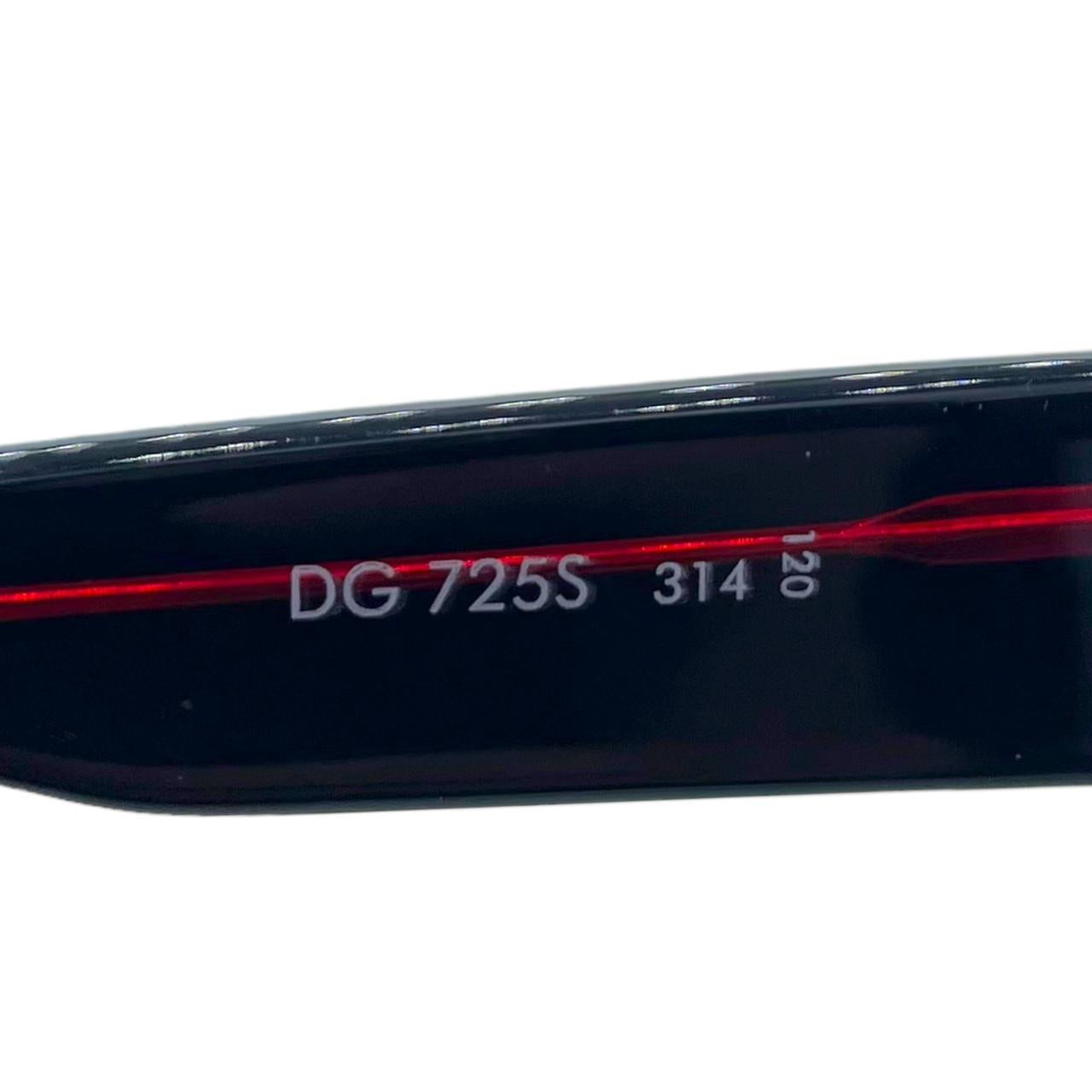 Dolce & Gabbana Red Black Shield Sunglasses