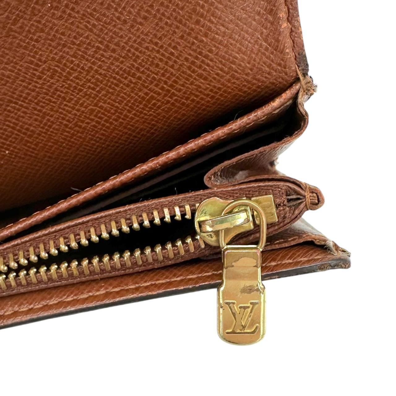 Louis Vuitton Long Wallet Brown Monogram Canvas
