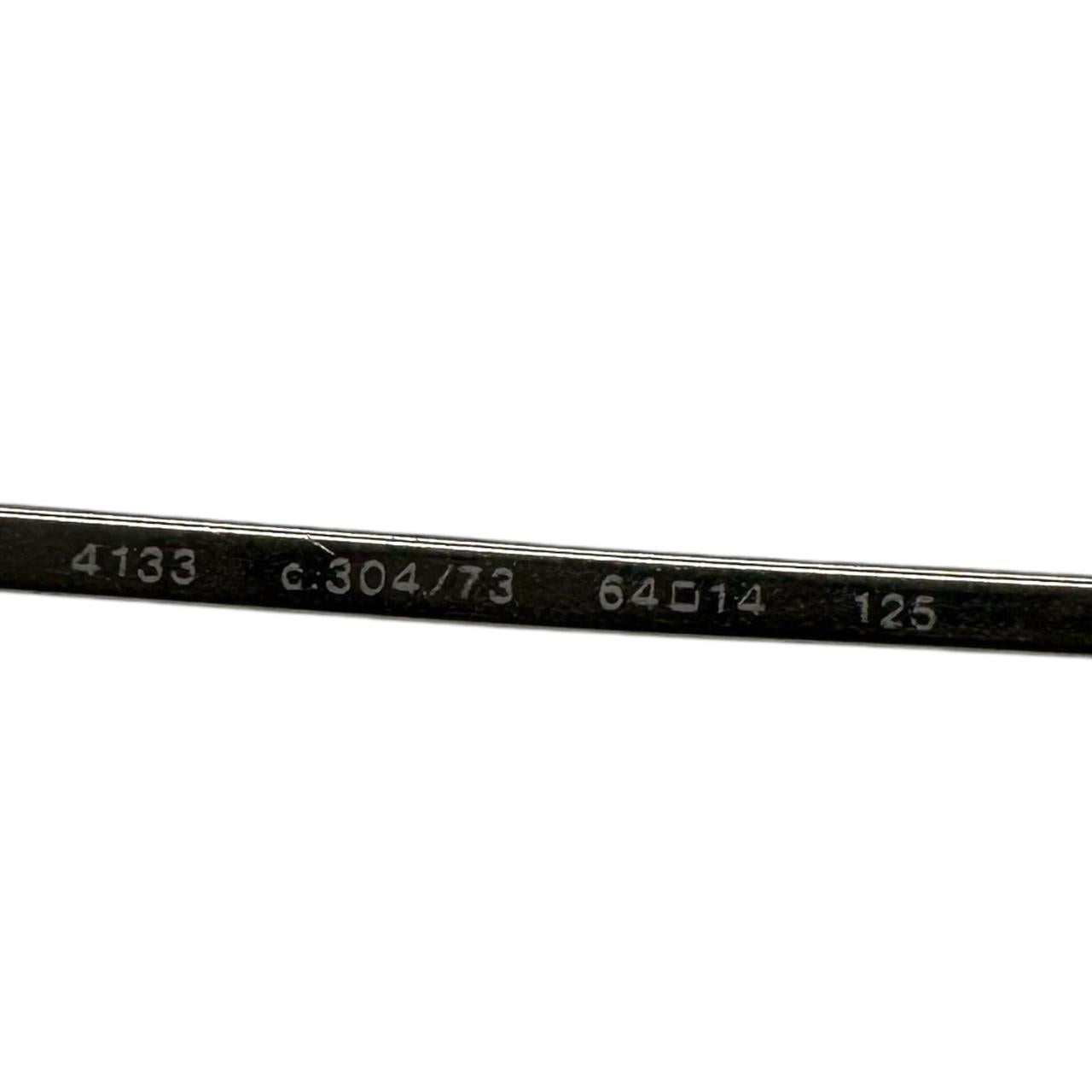 Chanel Oversized Brown Oval Sunglasses