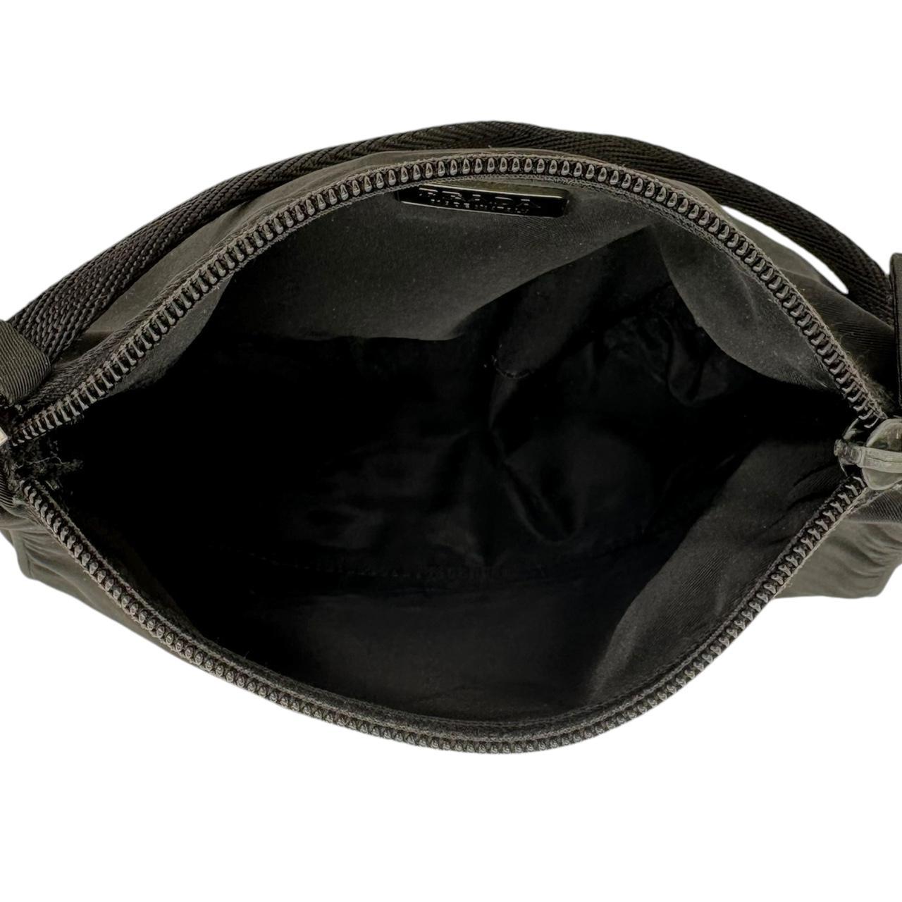 Prada Black Nylon Pochette Mini Shoulder Bag