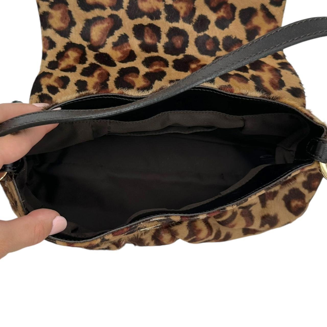 Fendi Chef Leopard Print Ponyhair Shoulder Bag - Outfit Repeater