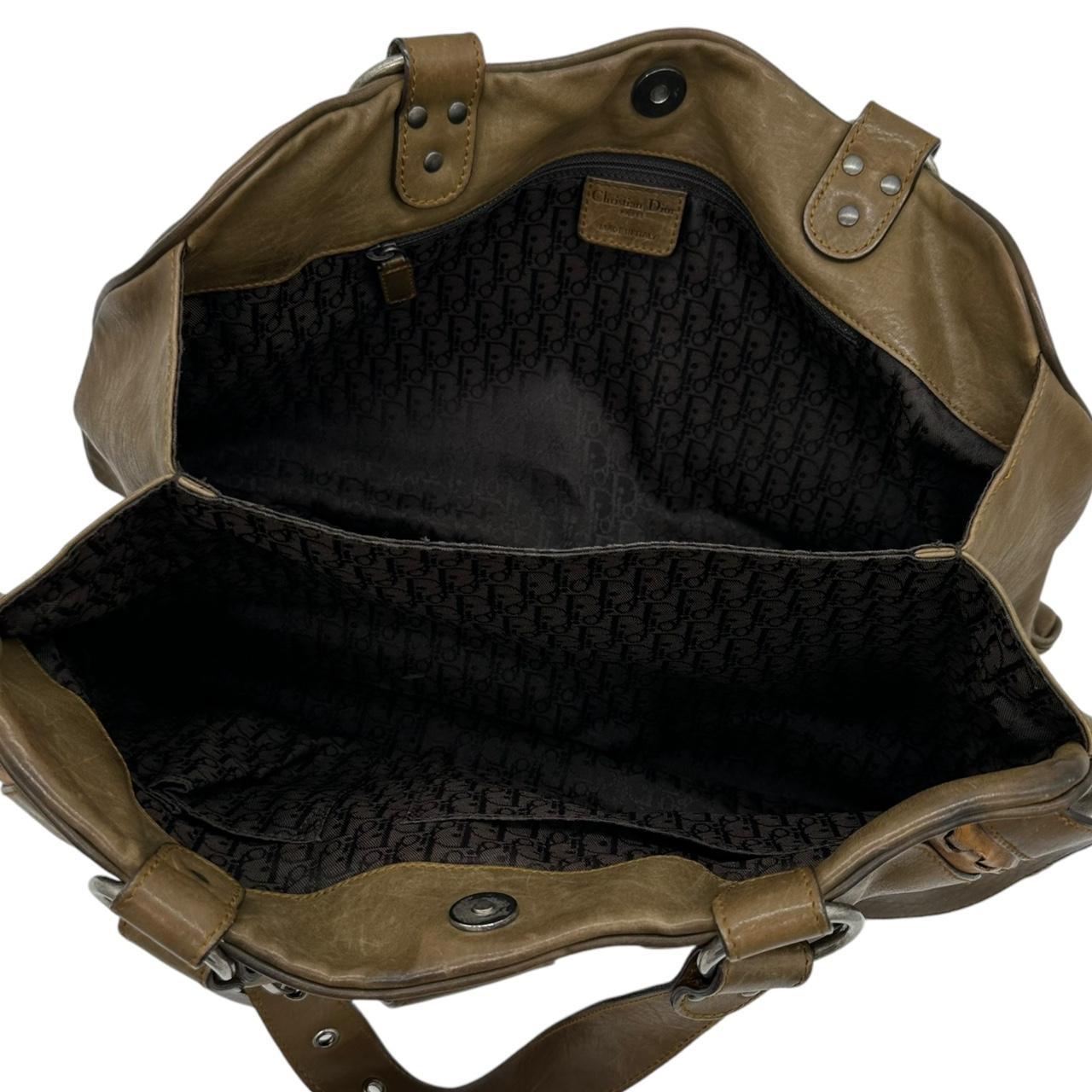 Christian Dior Brown Leather Gaucho Shoulder Bag - Outfit Repeater