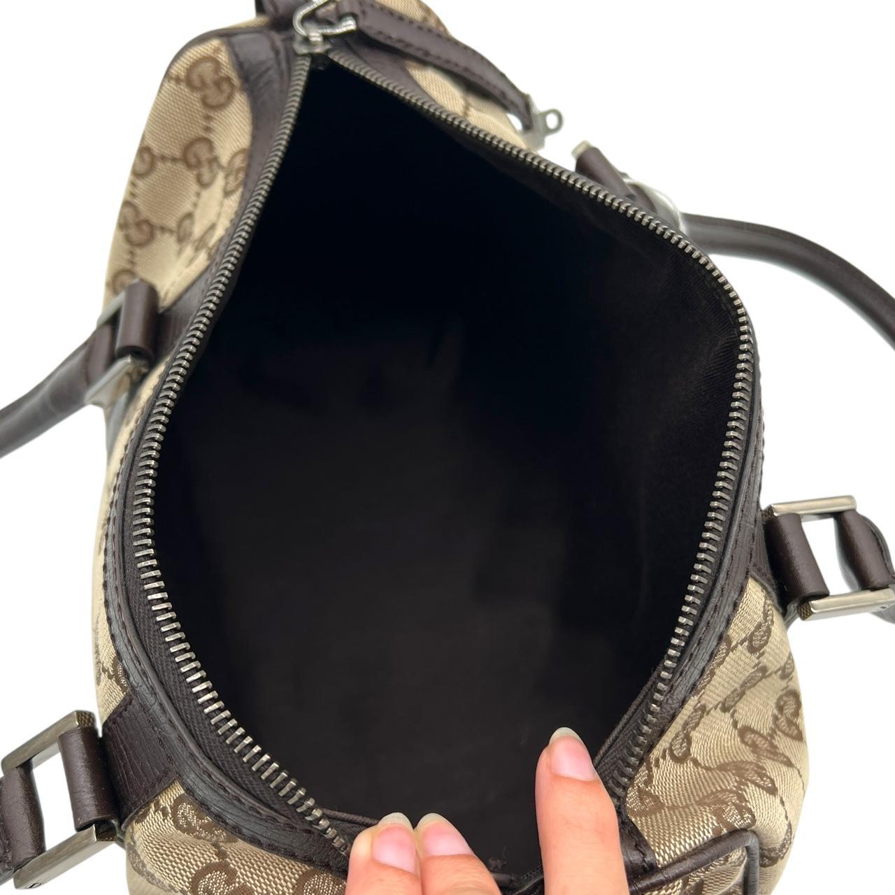 Gucci Monogram Canvas Boston Bag