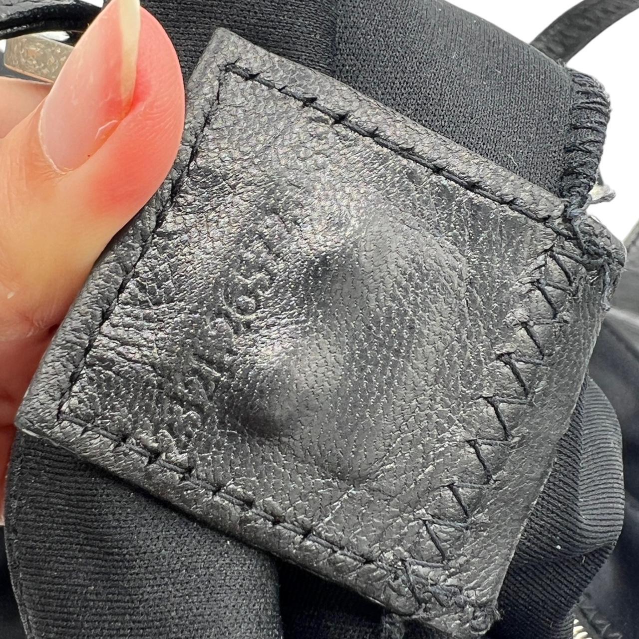 Fendi Black Neoprene Rectangle Baguette Shoulder Bag