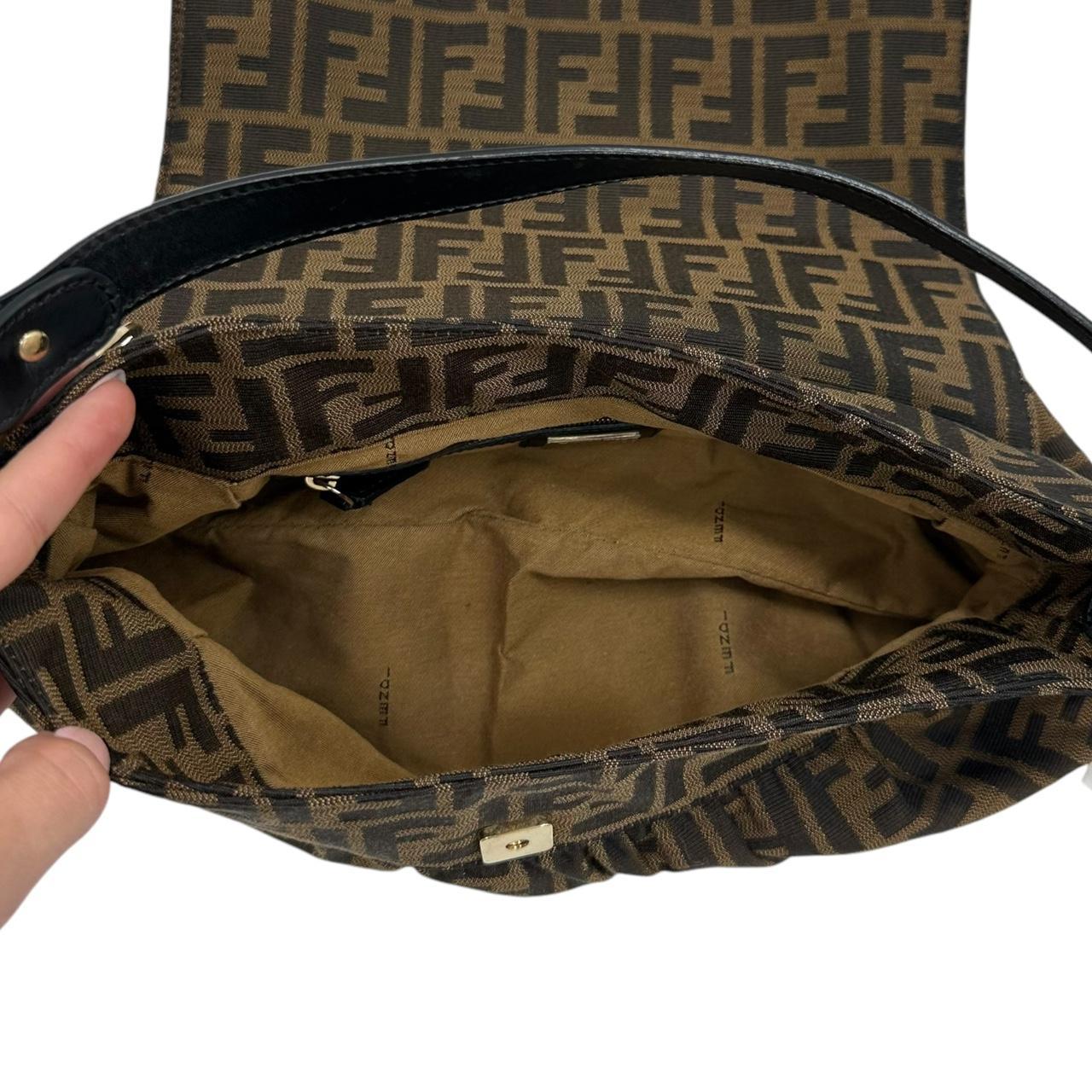 Fendi Zucca Monogram Chef Shoulder Bag