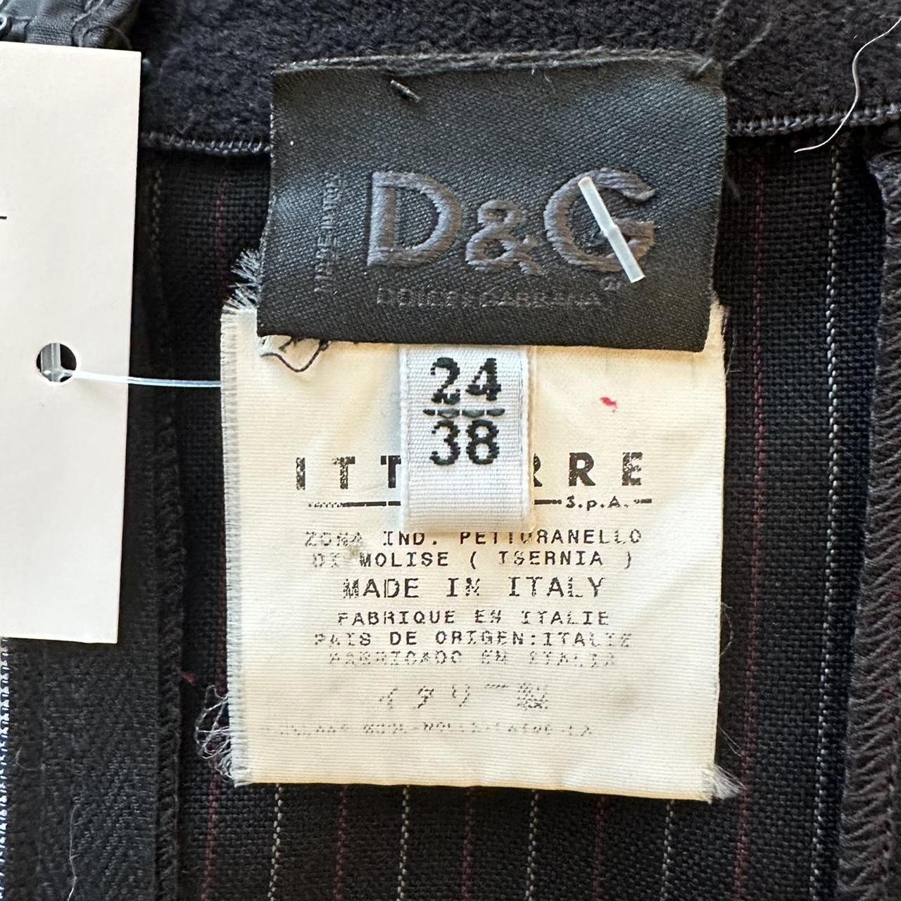 D&G Black Pinstripe Bustier Tank - Outfit Repeater