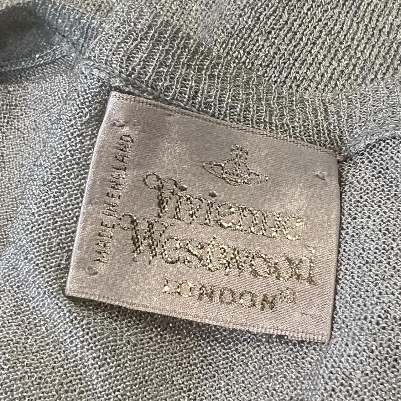 Vivienne Westwood London Silver Knit Mini Dress - Outfit Repeater