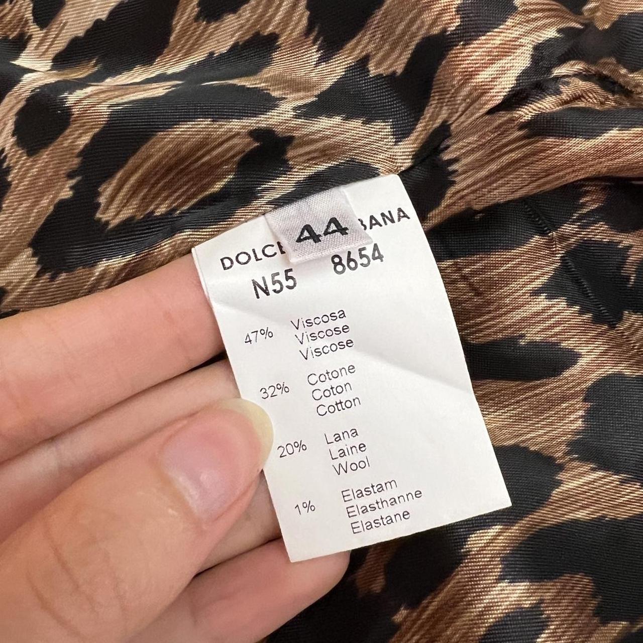 Dolce & Gabbana Wool Blend 'Denim Look' Jean Jacket with Hot Pink / Red Contrast Stitching - Outfit Repeater