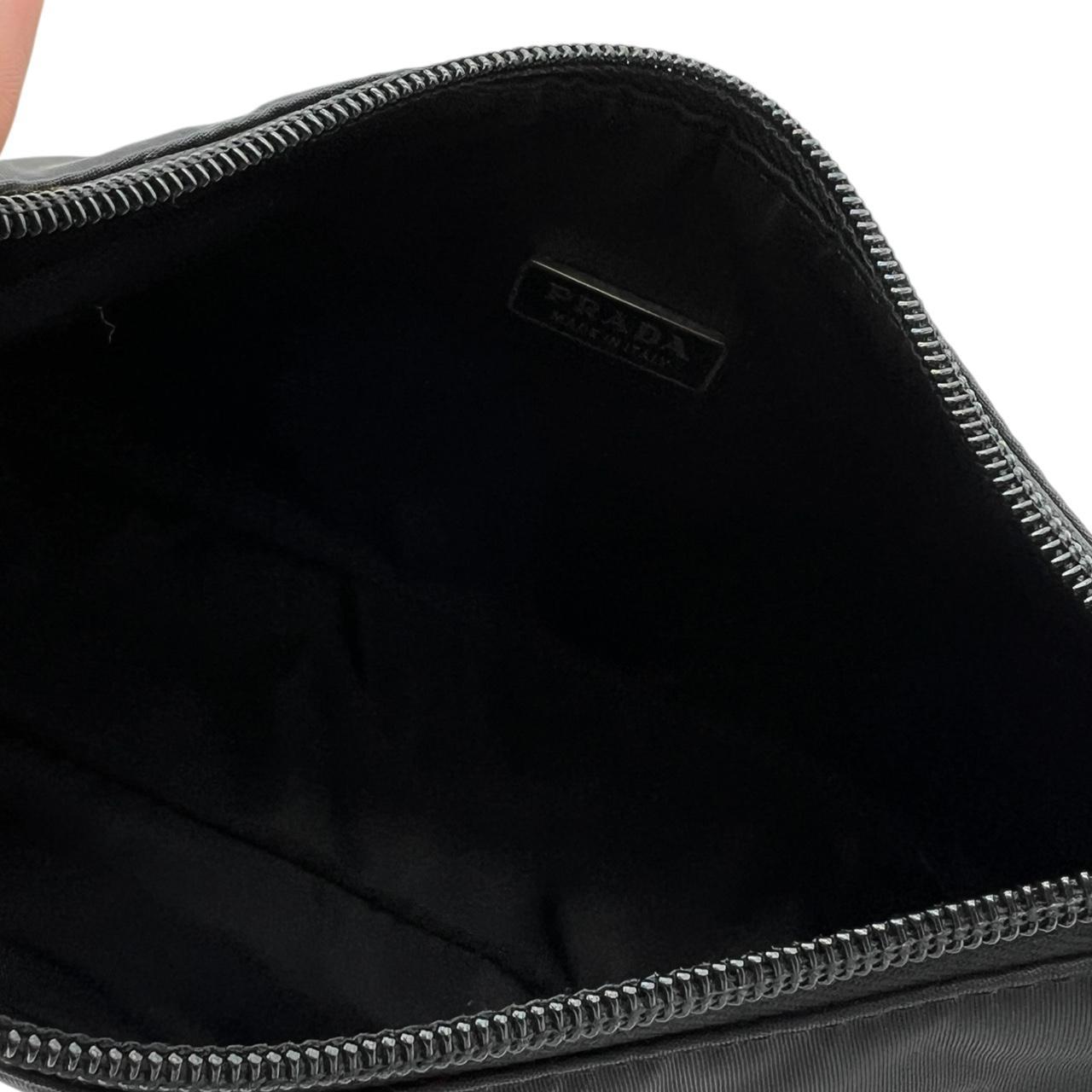 Prada Black Nylon Mini Shoulder Bag