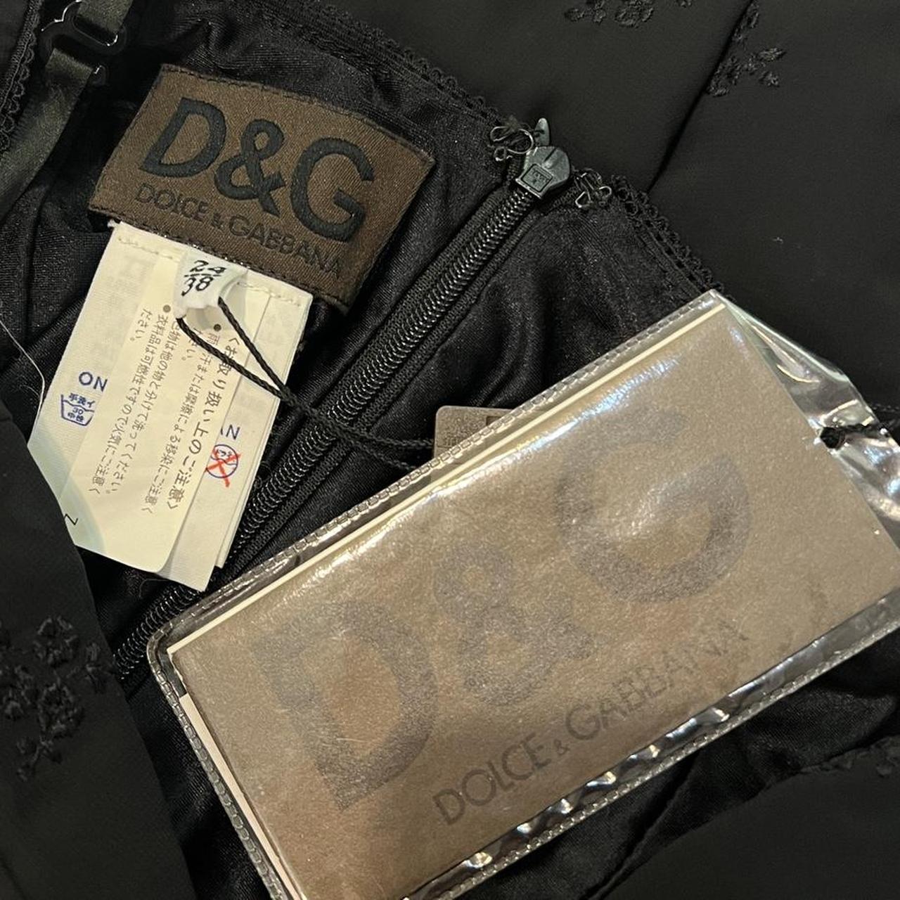 Dolce & Gabbana Black Embroidered Slip Dress with Lace Trim - Outfit Repeater