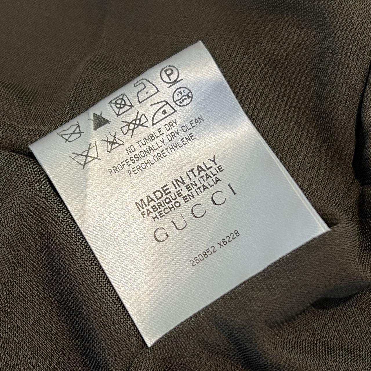 Gucci khaki Green Leopard Print Wrap Dress - Outfit Repeater