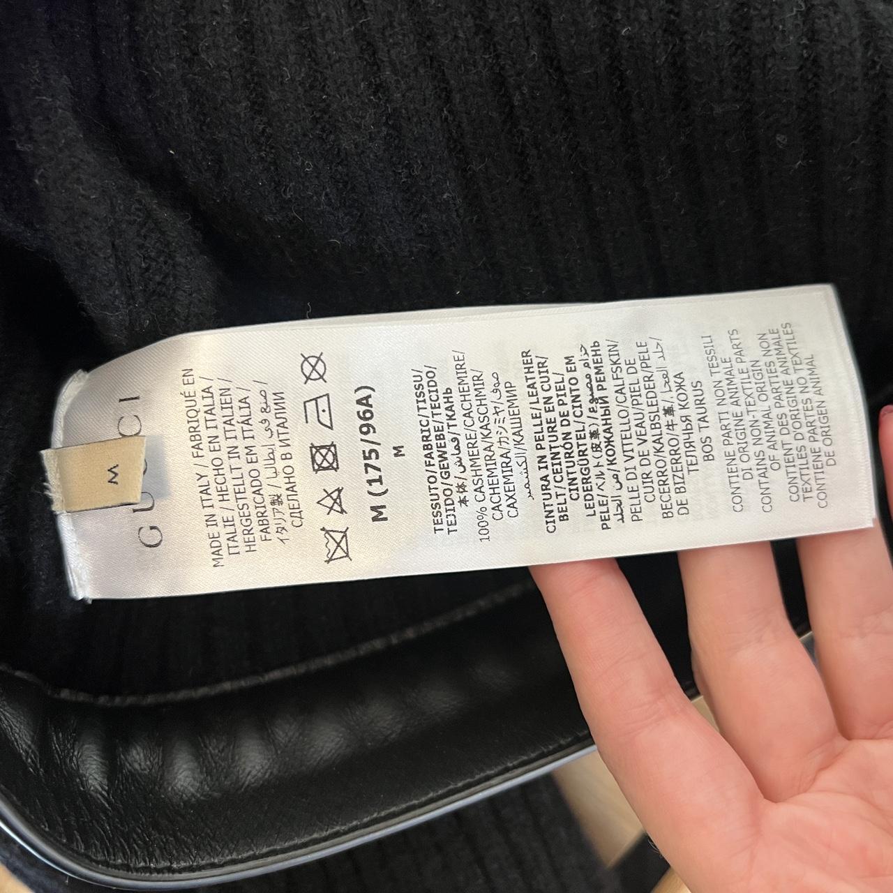 Gucci Cropped Cashmere Turtleneck Sweater