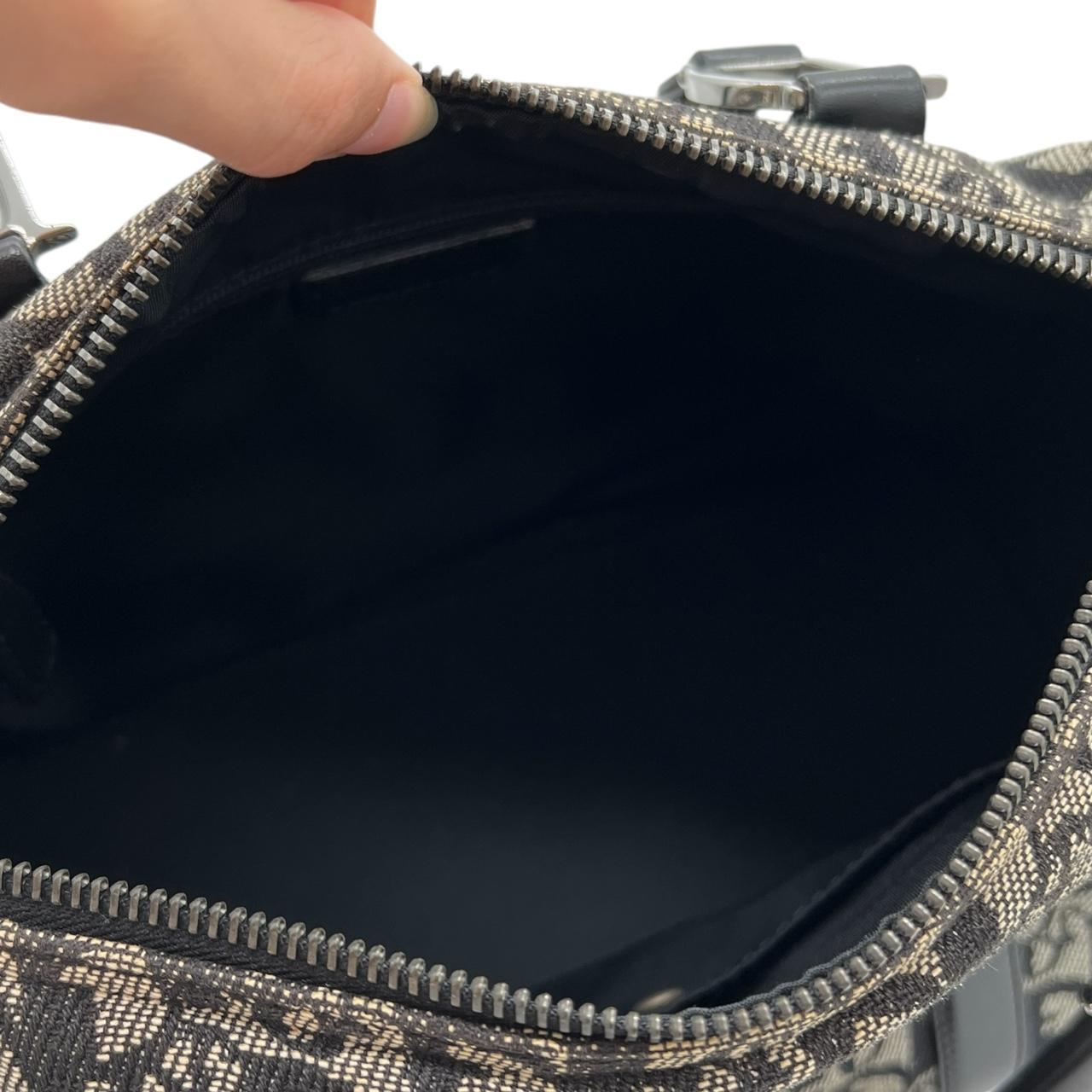 Christian Dior Black Trotter Monogram Medium Boston Bag - Outfit Repeater