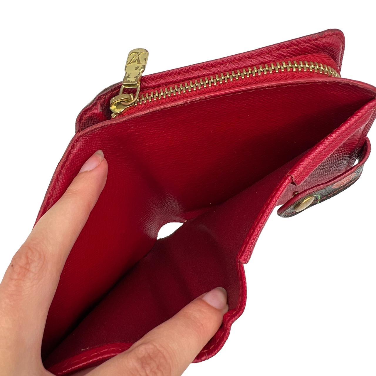 Louis Vuitton Compact Wallet Cherry Monogram Coated Canvas