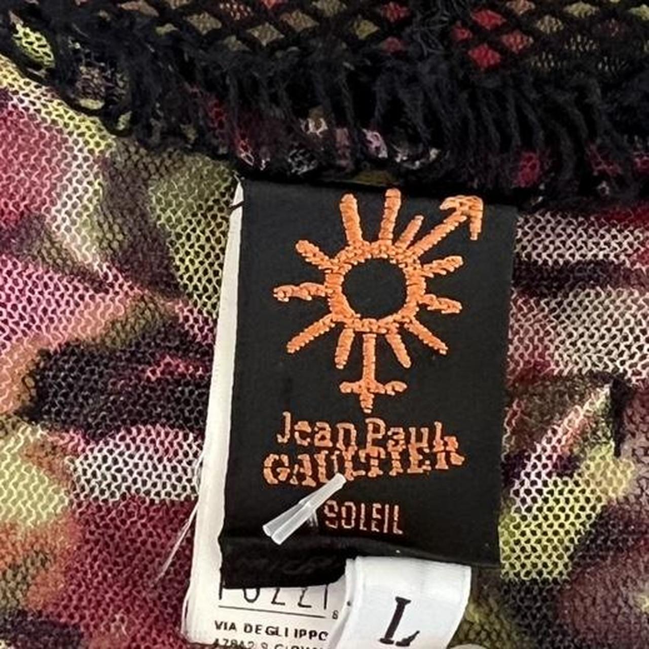 Jean Paul Gaultier Soleil Mesh Floral Print Wrap Top - Outfit Repeater