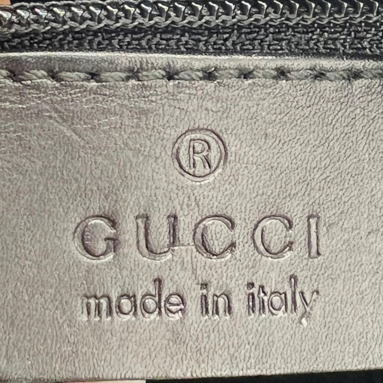 Gucci Black Leather Jackie Bag With Chain Strap