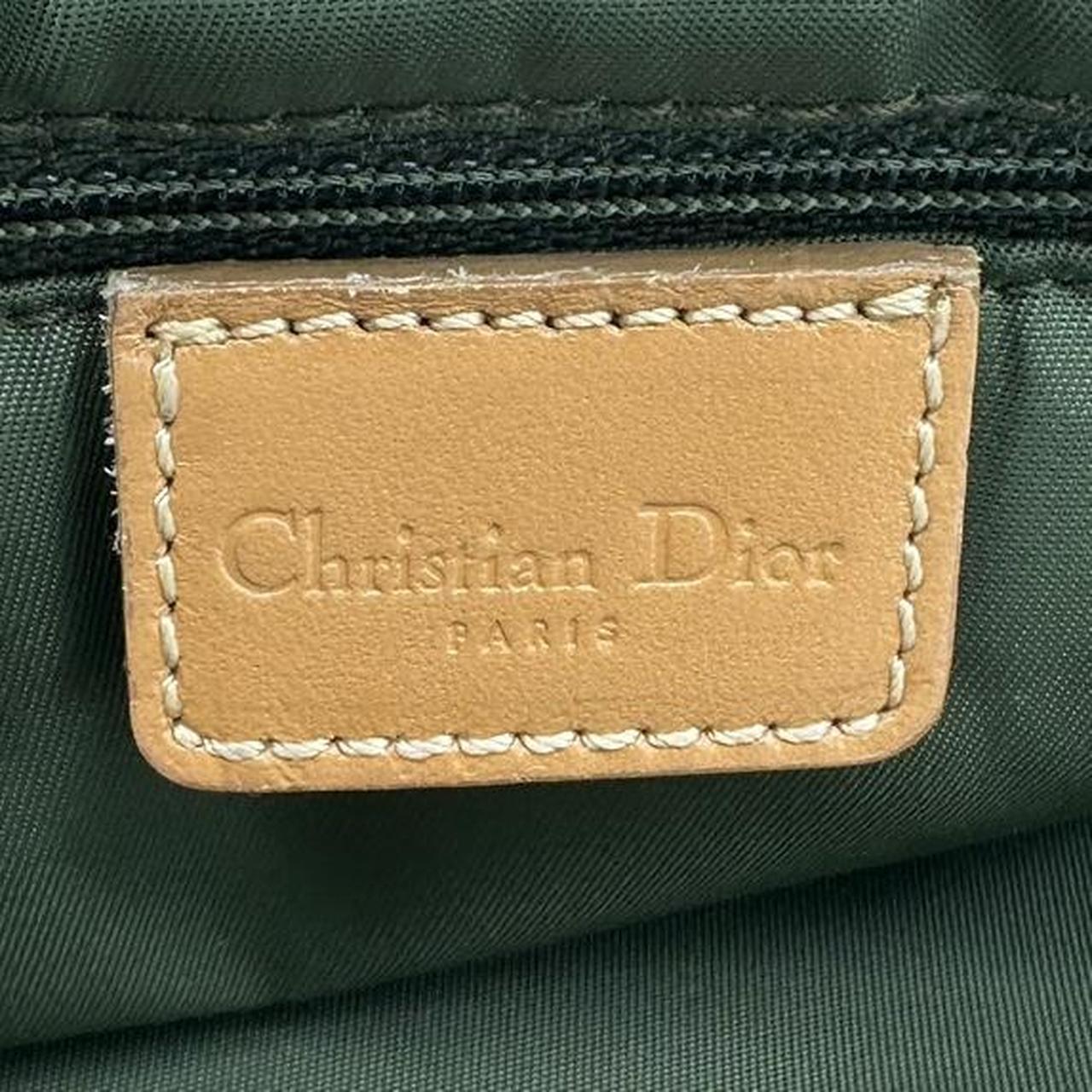 Christian Dior Green Monogram Shoulder Bag