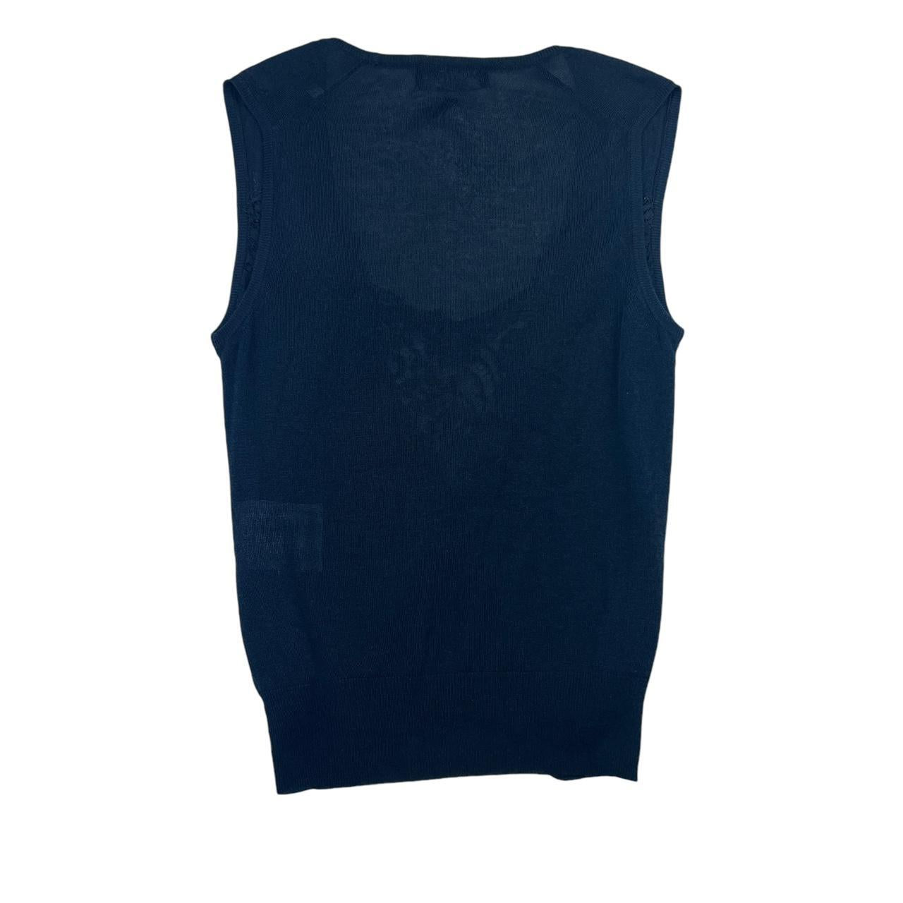 Dolce & Gabbana Lace & Knit Vest Top