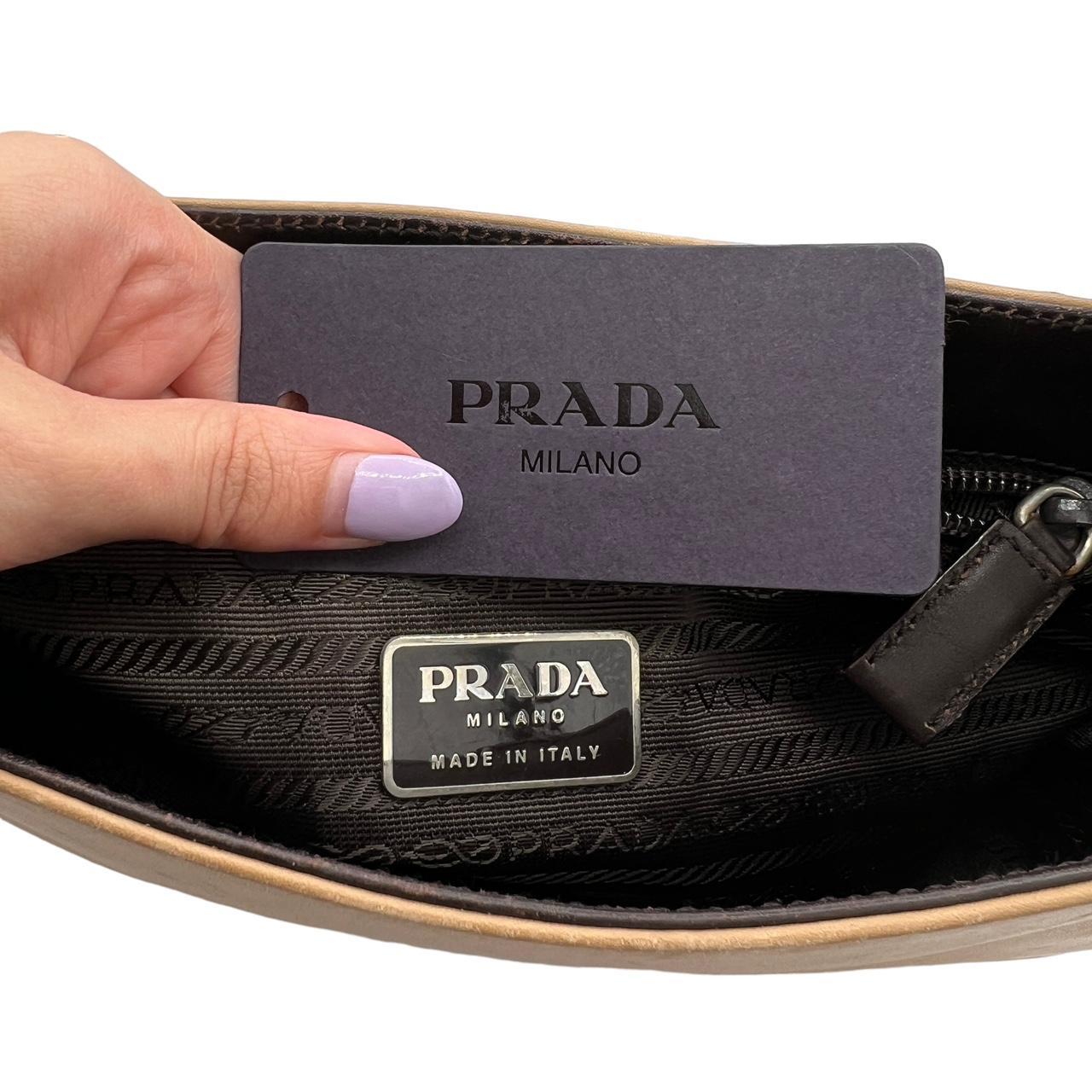 Prada Tan Leather Structured Crossbody Bag - Outfit Repeater