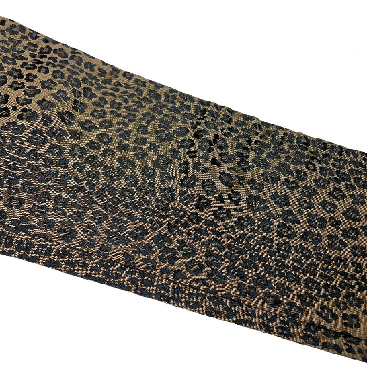 Fendi Jeans Leopard Print High Waisted Straight Leg Pants - Outfit Repeater