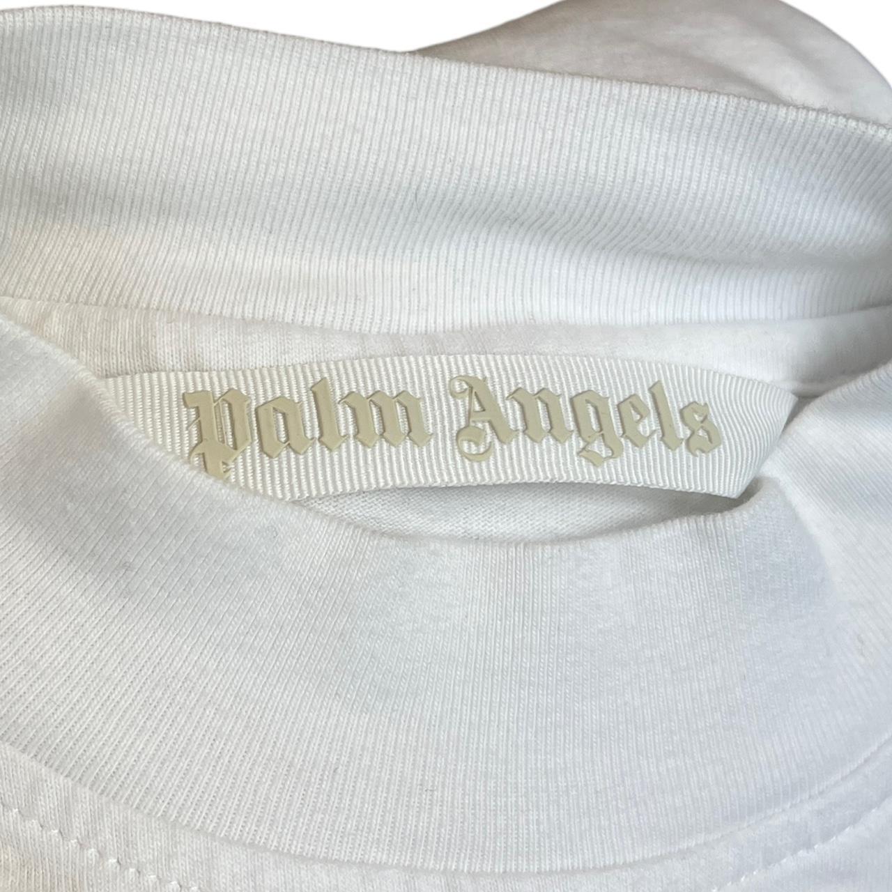 Palm Angels White Oversized Logo T-Shirt - Outfit Repeater