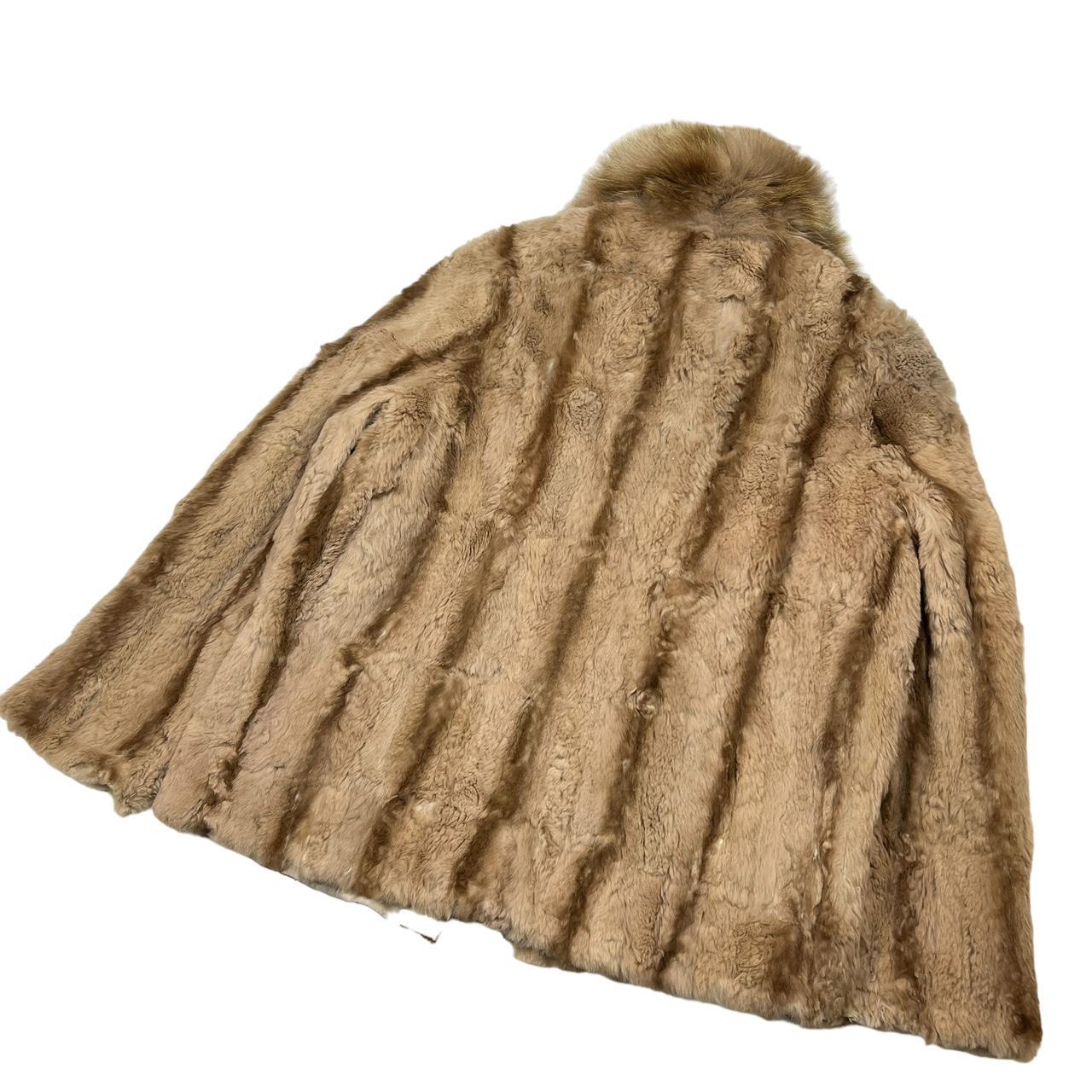 Balmain Tan and Brown Mixed Fur Coat - Outfit Repeater