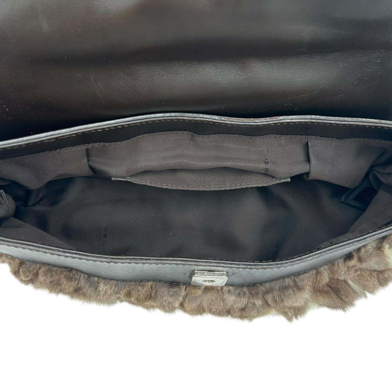 Fendi Rabbit Fur Mini Chef Shoulder Bag - Outfit Repeater