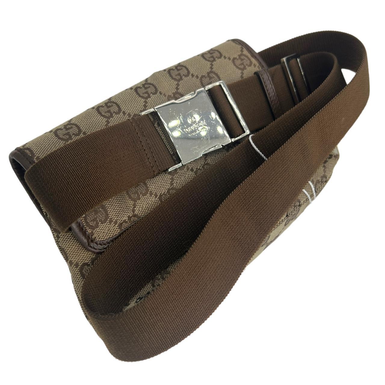 Gucci Tan Monogram Canvas Fanny Pack Belt Bag