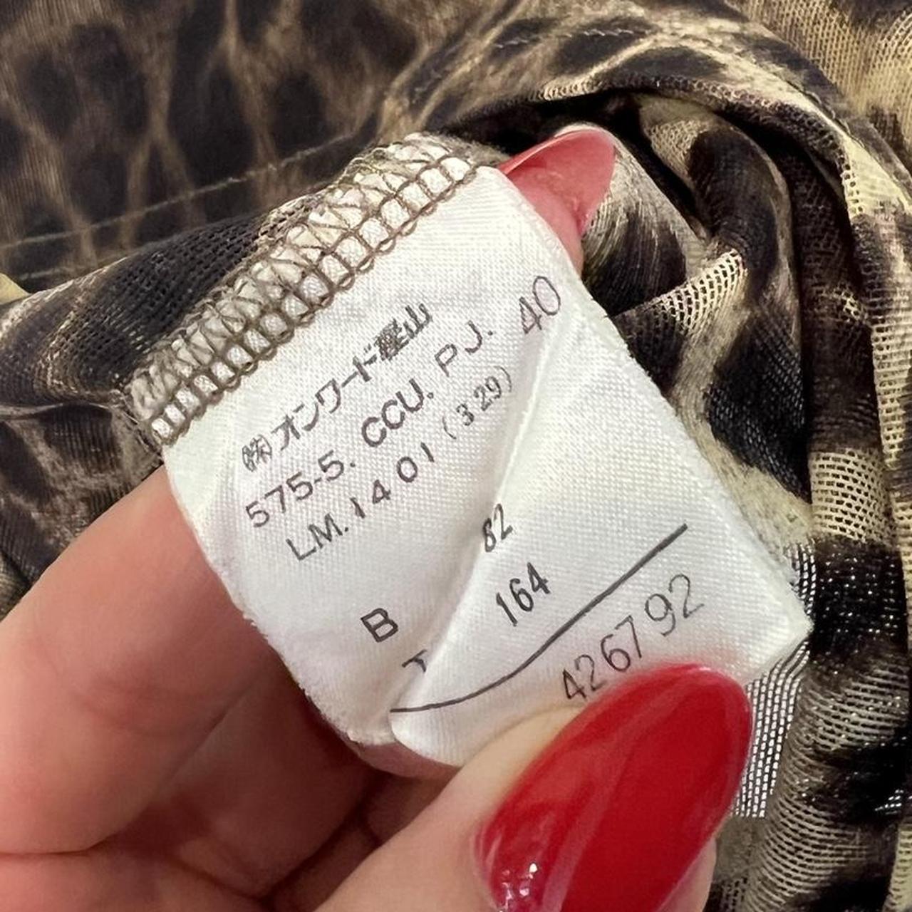 Jean Paul Gaultier Leopard Print Longsleeve Mesh Top - Outfit Repeater