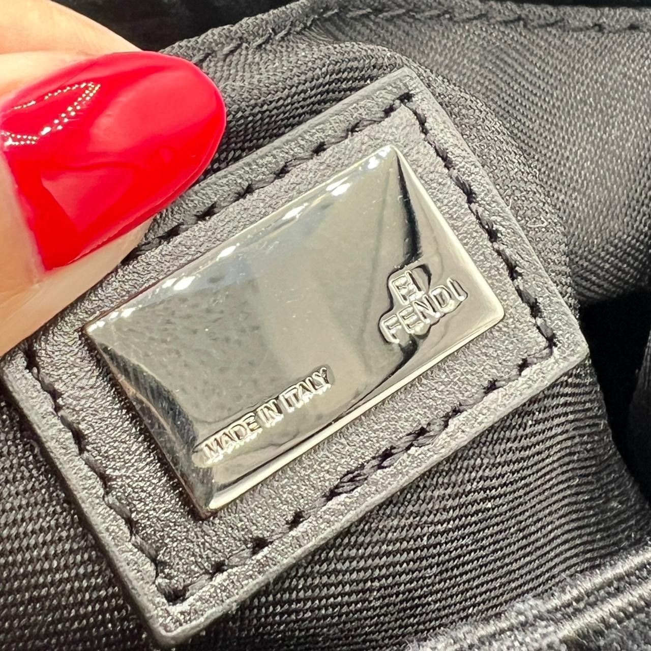 Fendi Black FF Zucca Monogram Crossbody Bag