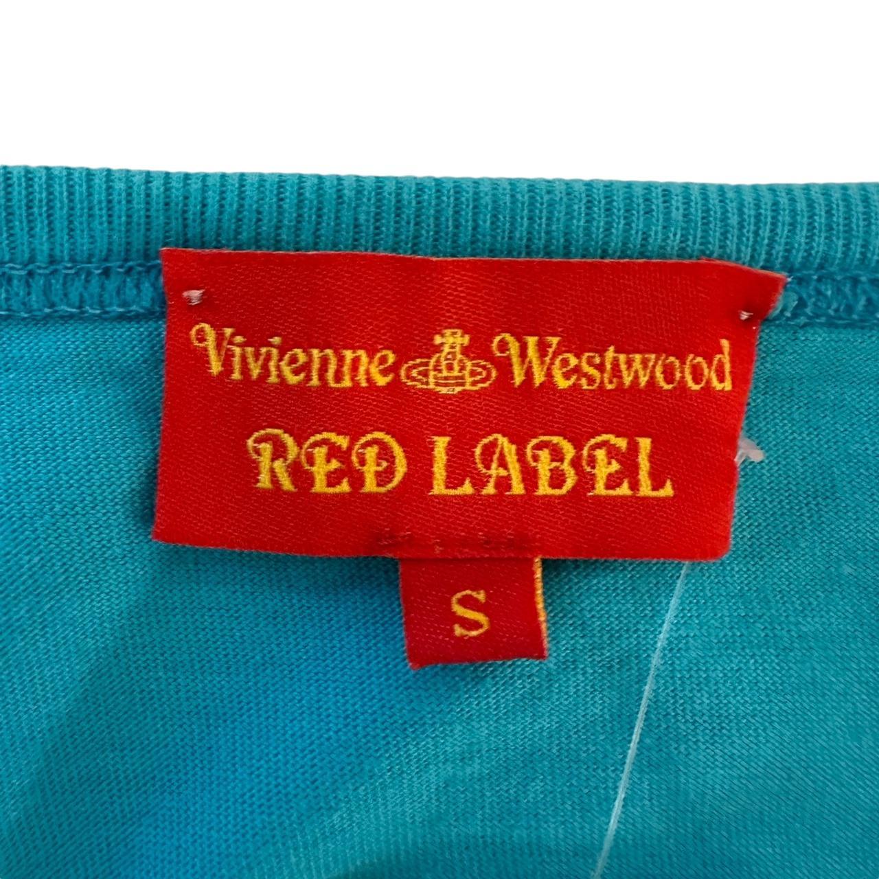 Vivienne Westwood Red Label Blue Logo Embroidered Mini Dress