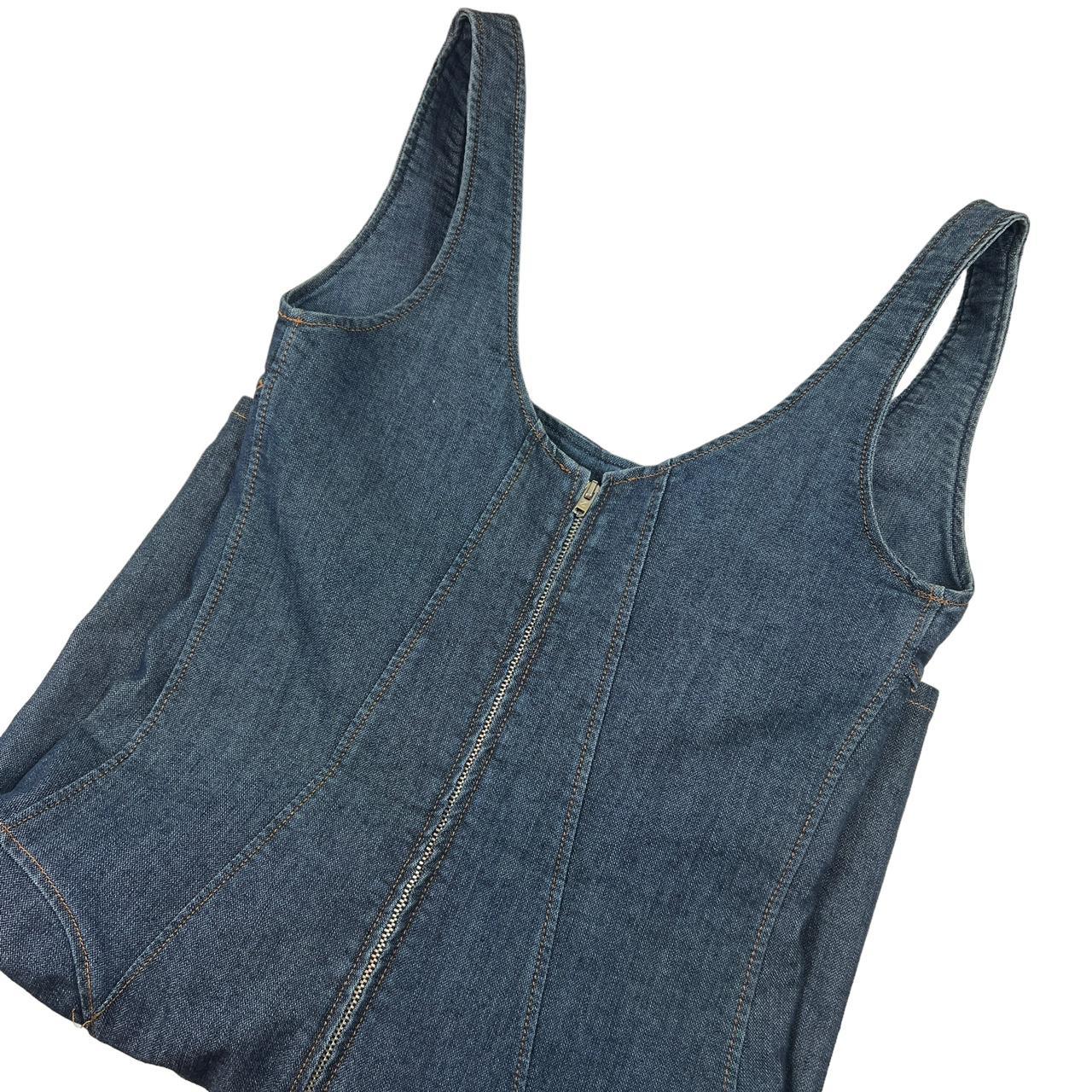 Dolce & Gabbana Dark Wash Denim Mini Midi Dress