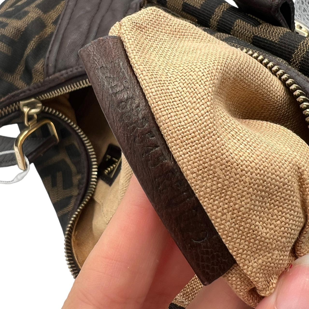 Fendi Spy Shoulder Bag Brown Monogram Zucca