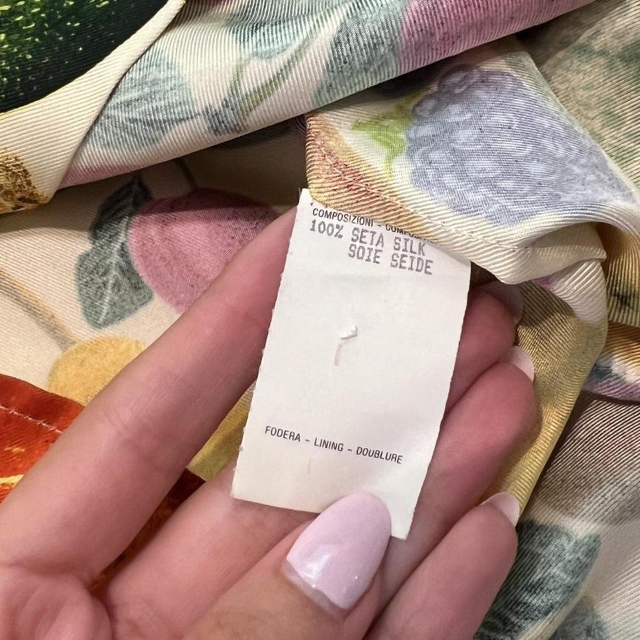 Gucci By Tom Ford S/S 1996 Silk Fruit Print Blouse Top - Outfit Repeater