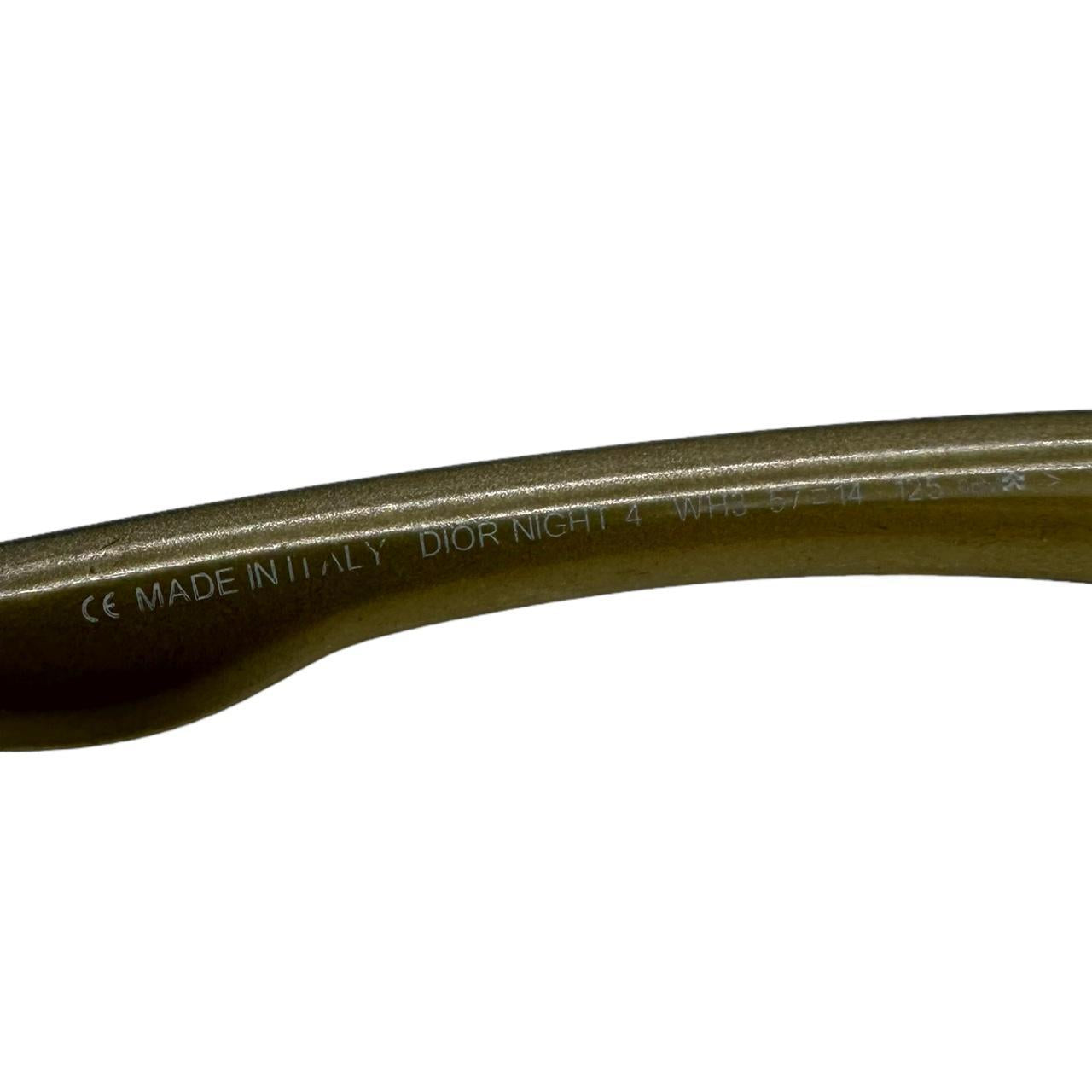 Dior Night 4 Khaki Green Rectangle Sunglasses - Outfit Repeater