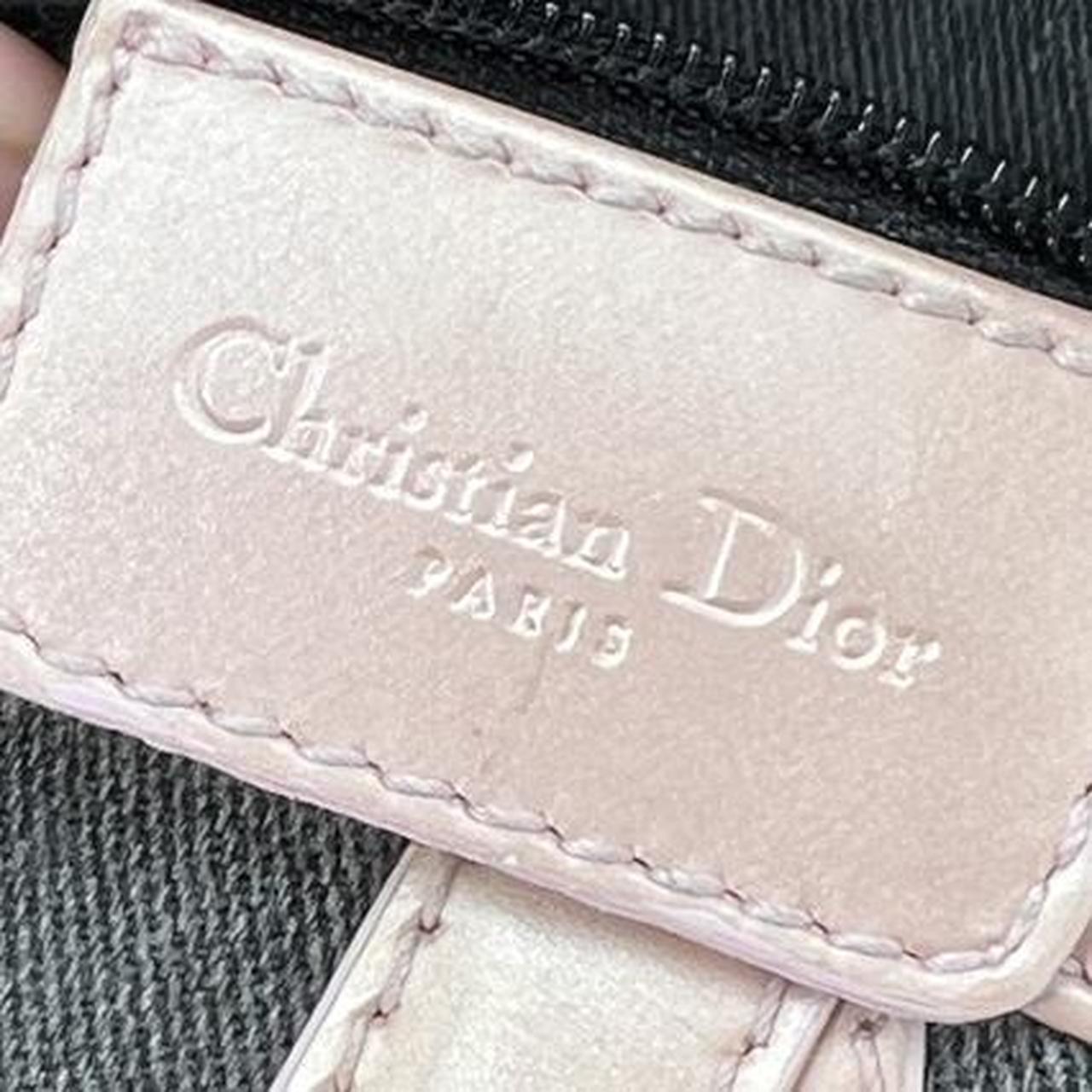 Dior Gray Denim & Pink Leather Classic Saddle Bag - Outfit Repeater
