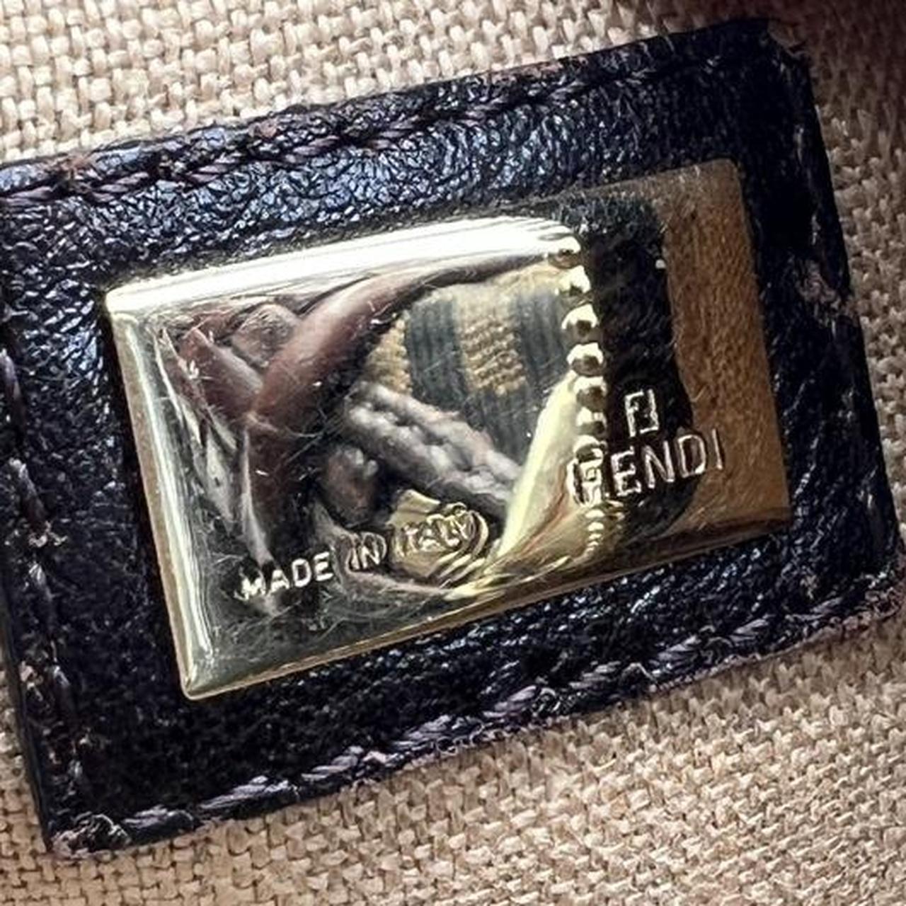 Fendi Spy Shoulder Bag Brown Monogram Zucca