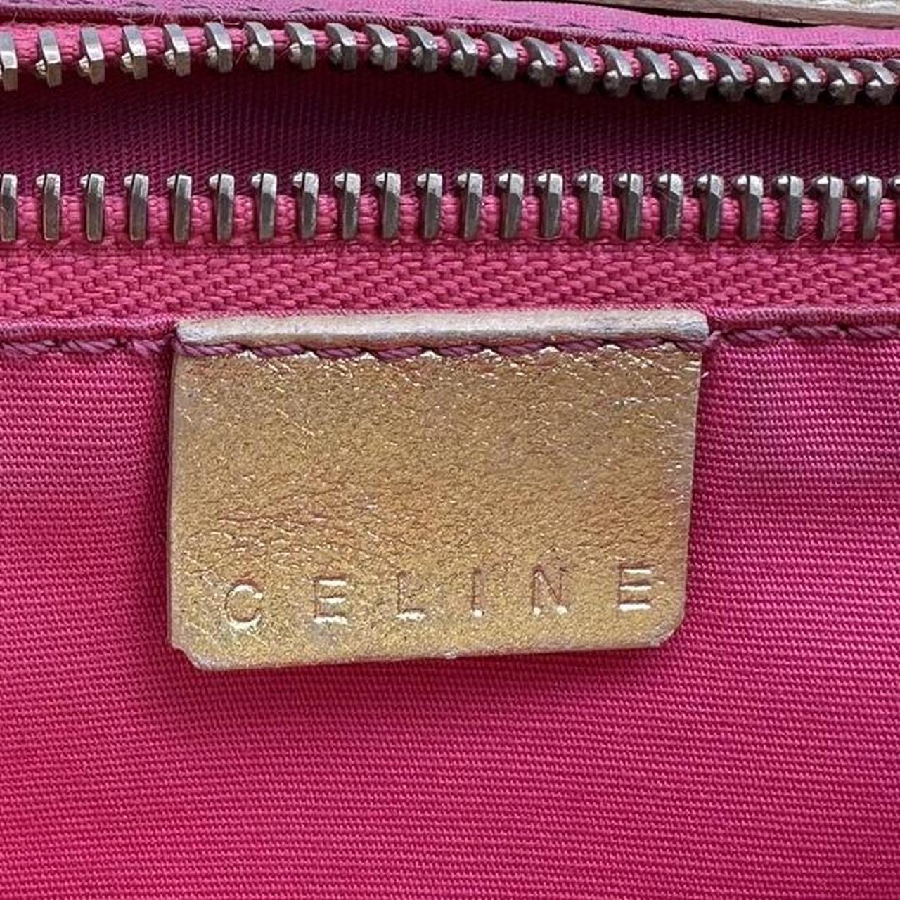 Celine Pink Gold Monogram Shoulder Bag