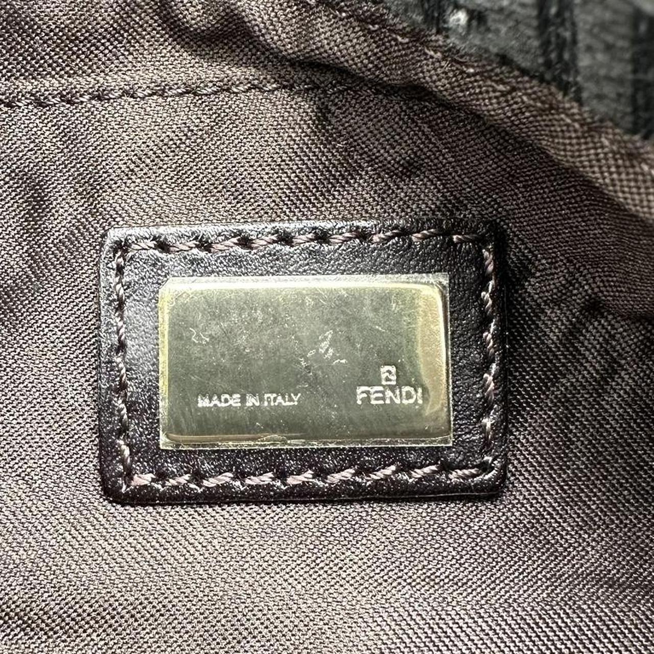 Fendi Chenille Suede Trim Mini Mama Baguette Shoulder Bag - Outfit Repeater