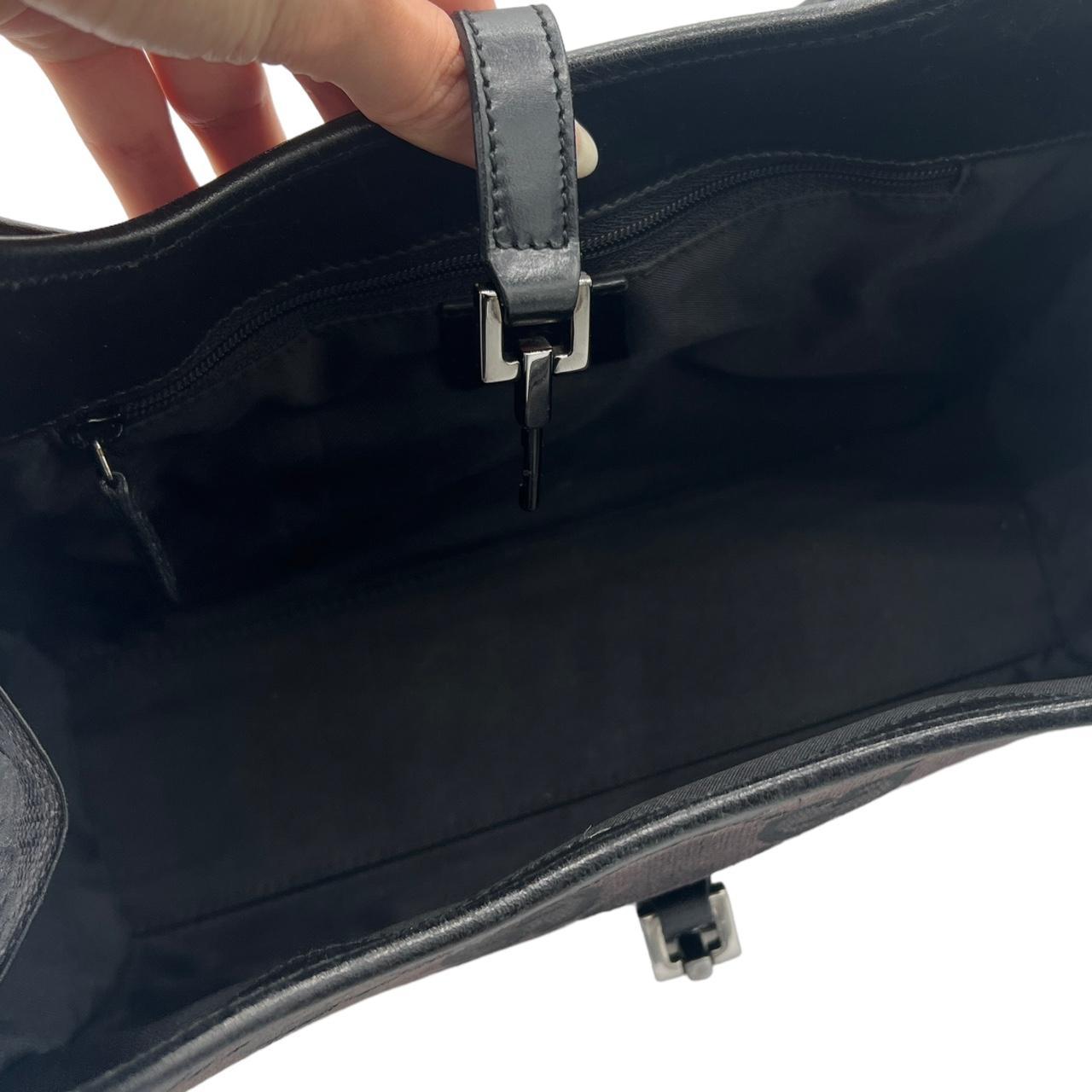Gucci Black Monogram Mini Jackie Shoulder Bag