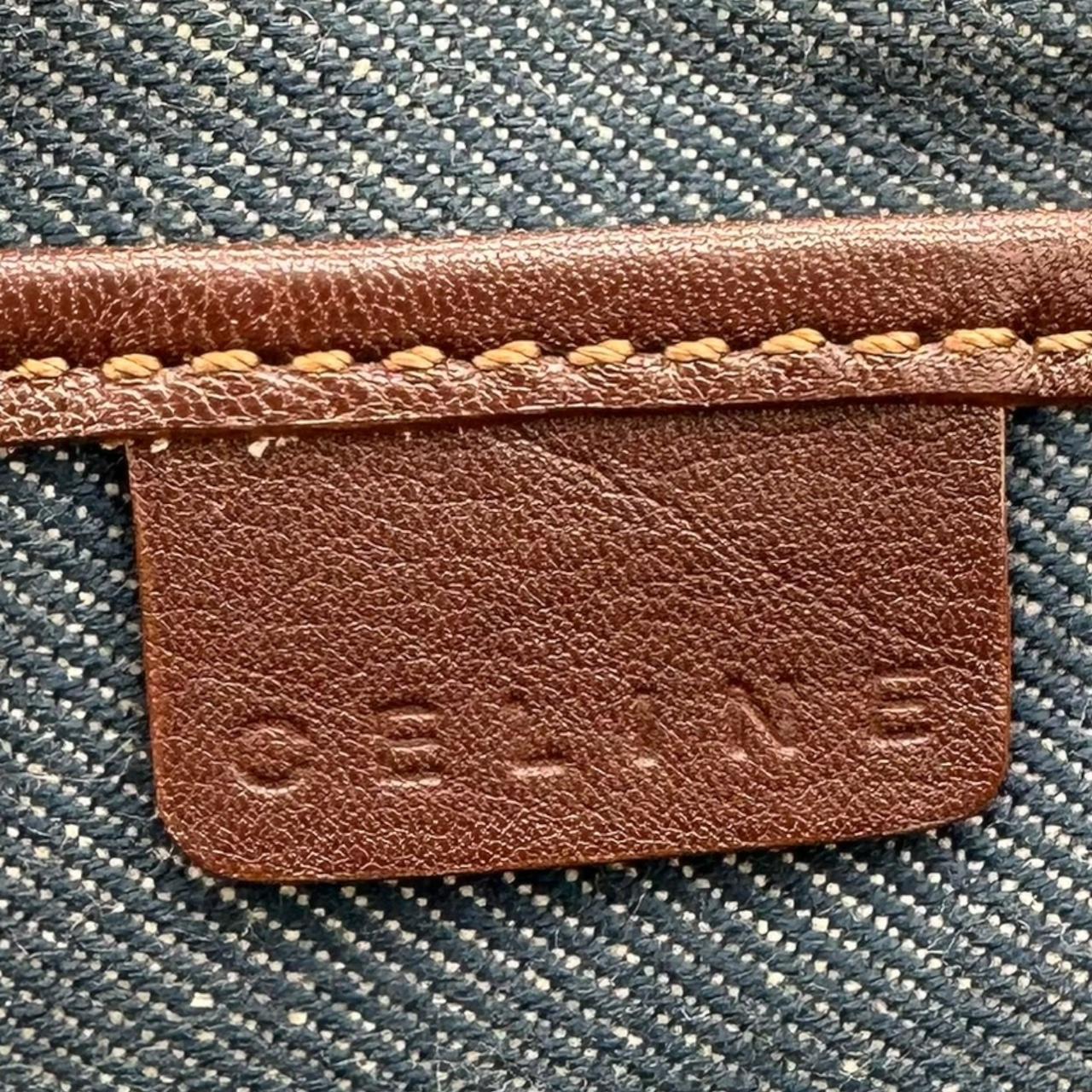 Celine Denim Triomphe Monogram Boogie Bag